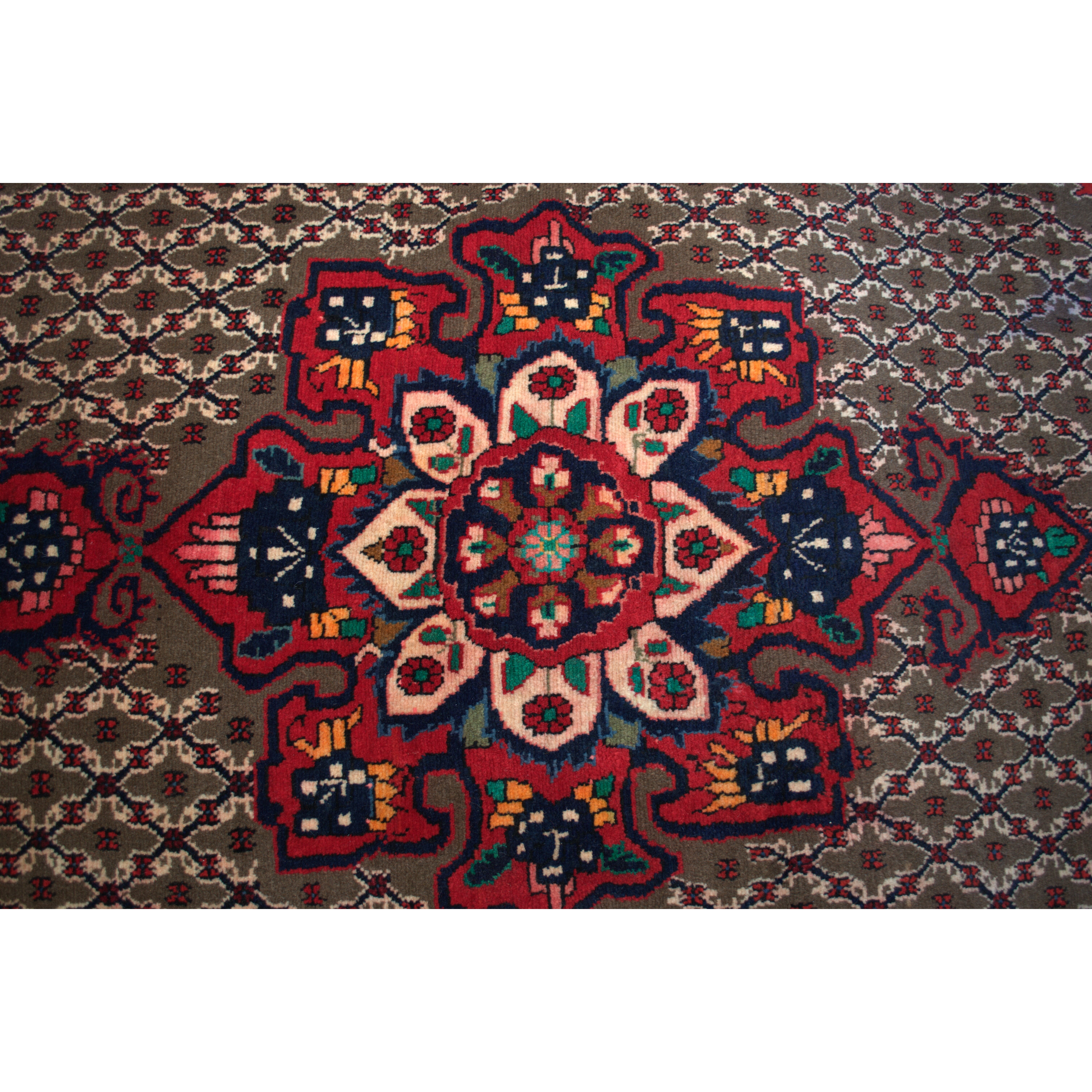 Ornate Carpets Fine Shiraz Hand-knotted Red Area Rug 