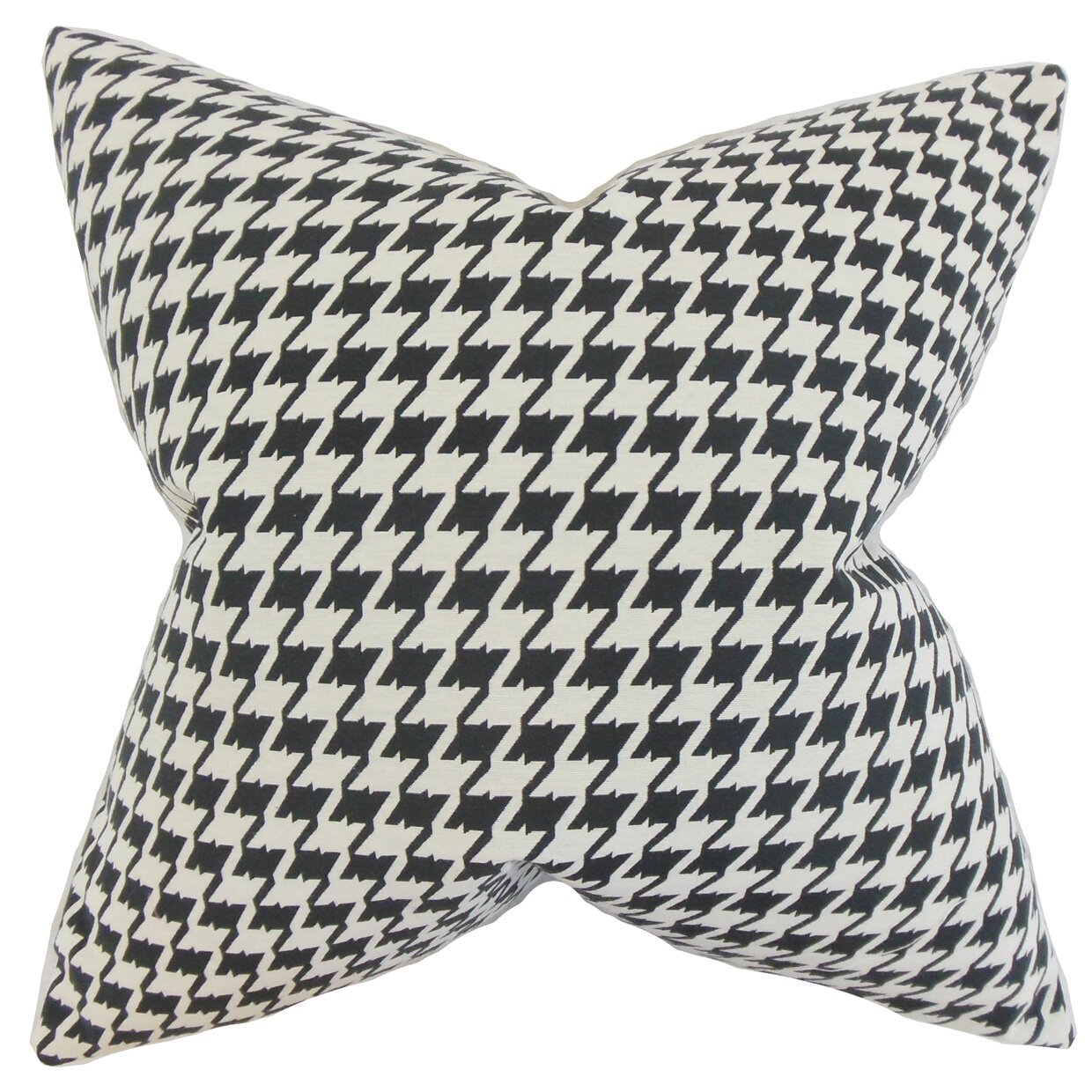 hounds tooth pillow