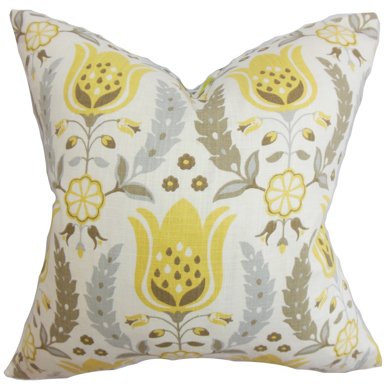 The Pillow Collection Eithne Floral Cotton Throw Pillow Wayfair