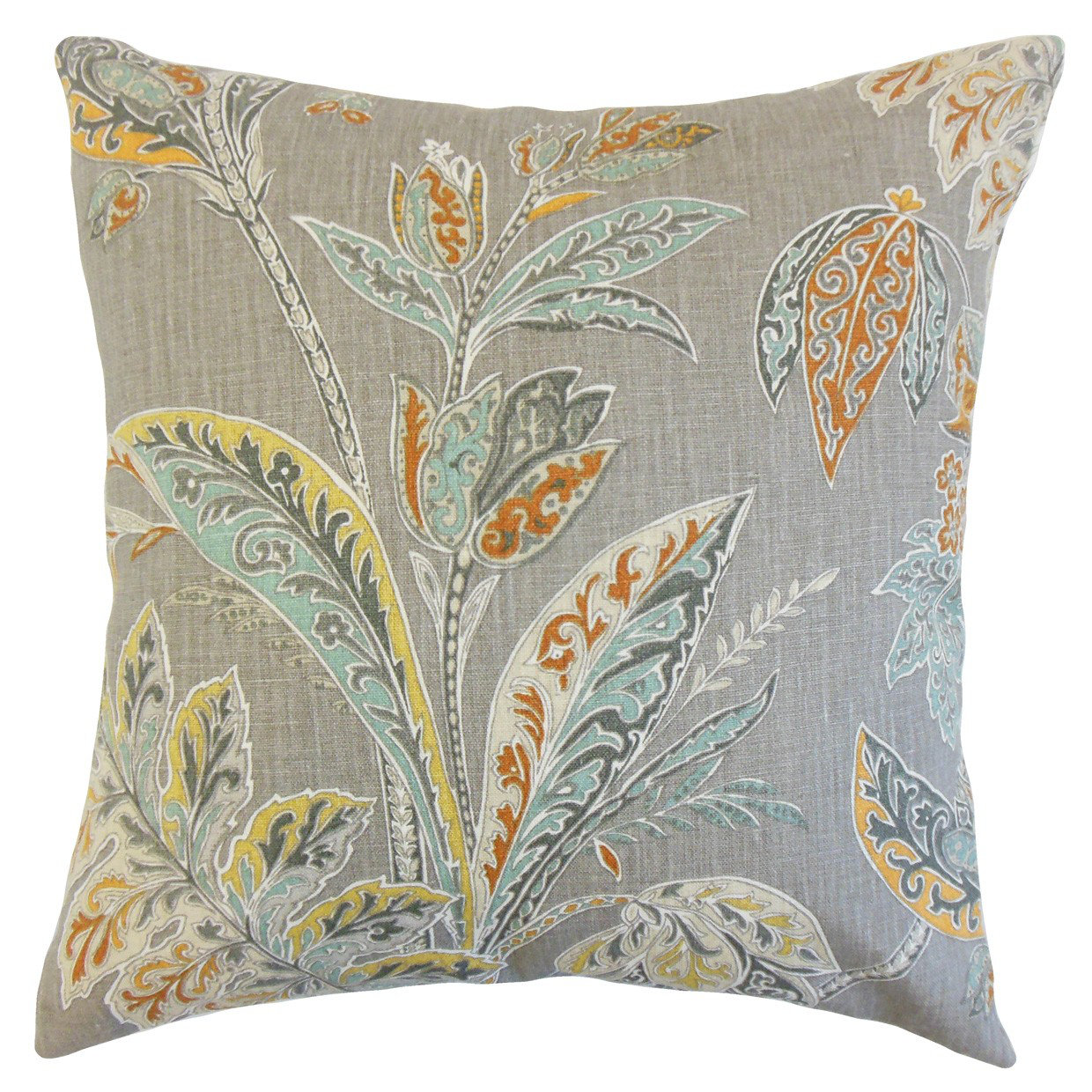 The Pillow Collection Taja Floral Linen Throw Pillow & Reviews Wayfair.ca