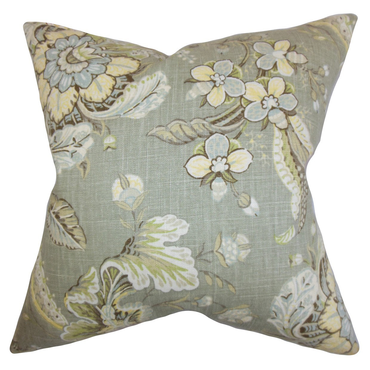 The Pillow Collection Eluned Floral Throw Pillow & Reviews Wayfair