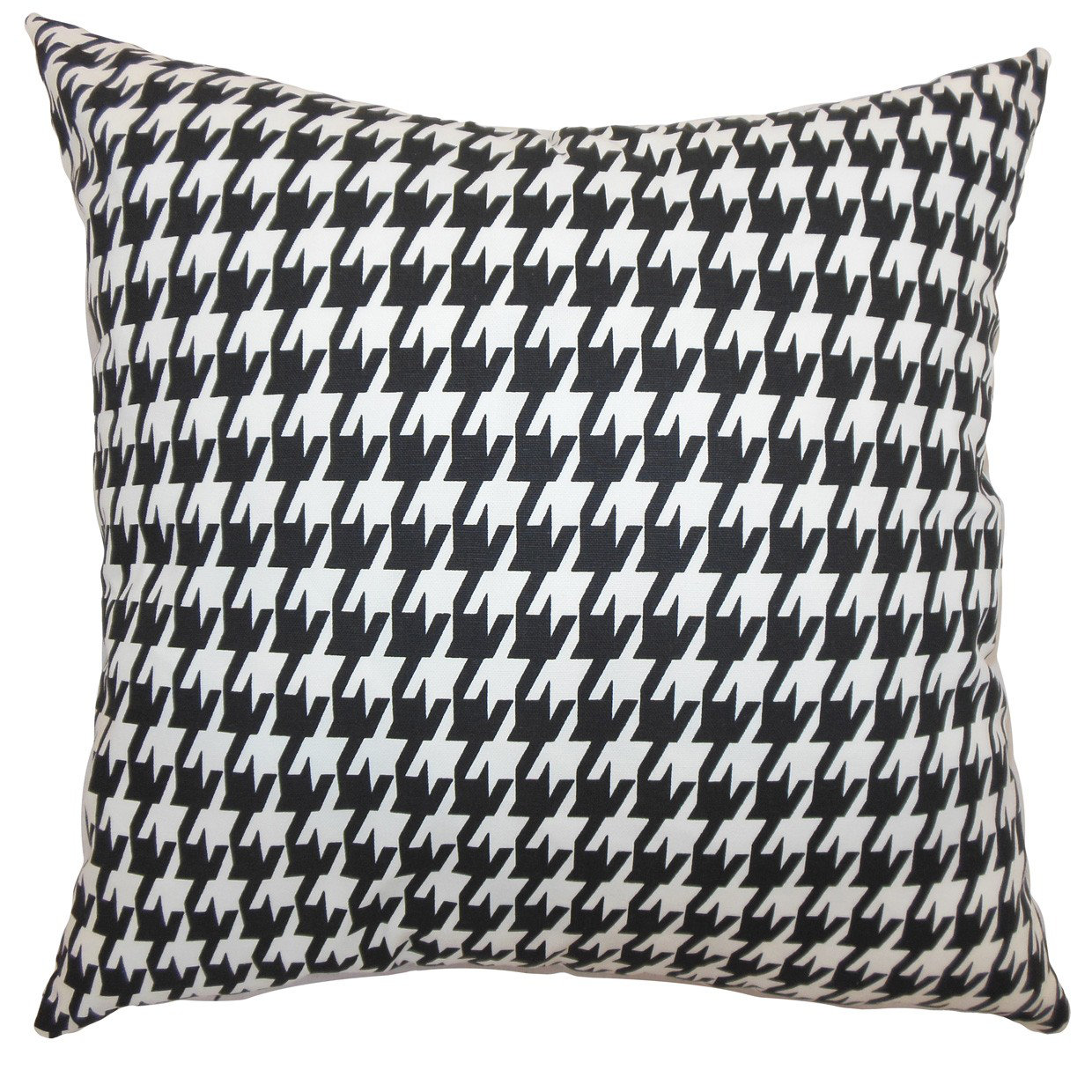 The Pillow Collection Ceres Houndstooth Cotton Throw Pillow & Reviews