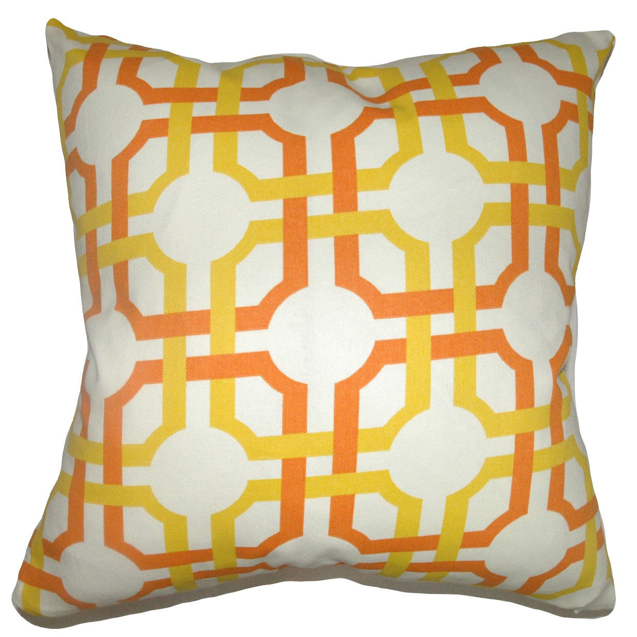The Pillow Collection Aebba Tile Cotton Throw Pillow & Reviews Wayfair