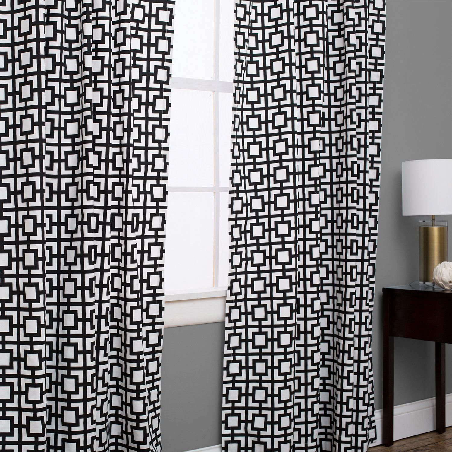 The Pillow Collection Single Curtain Panel Wayfair