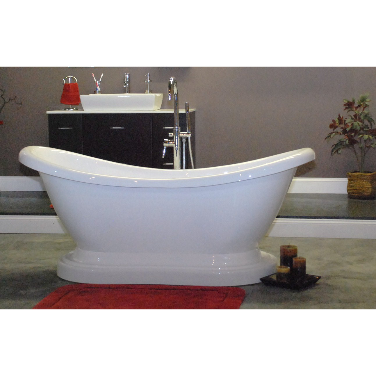 Home Improvement Bathroom Fixtures ... Pedestal Tub Bathtubs Cambridge ...