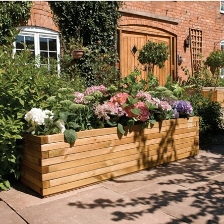 Rowlinson Rectangular Planter & Reviews | Wayfair UK