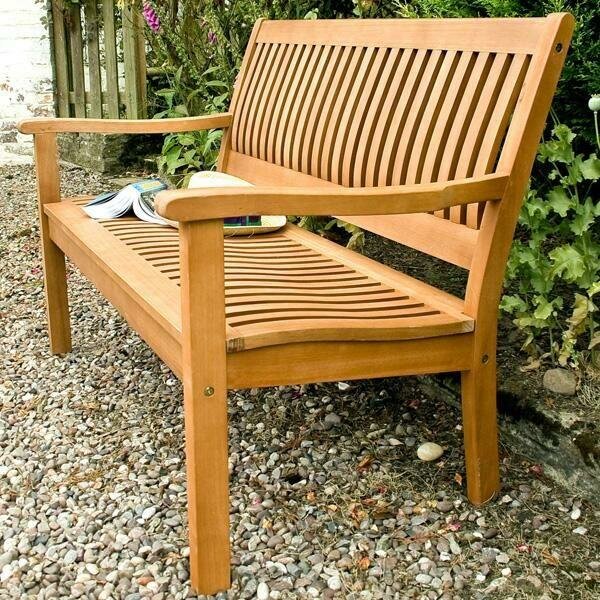 Rowlinson Willington 2 Seater Wooden Bench &amp; Reviews 