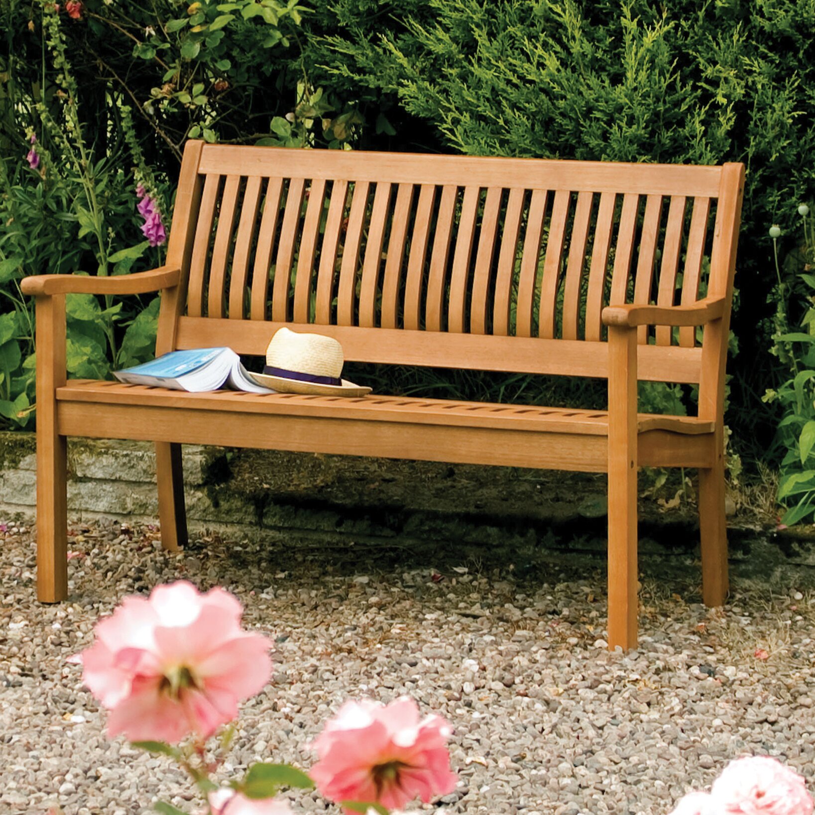 Rowlinson Willington 2 Seater Wooden Bench & Reviews Wayfair UK