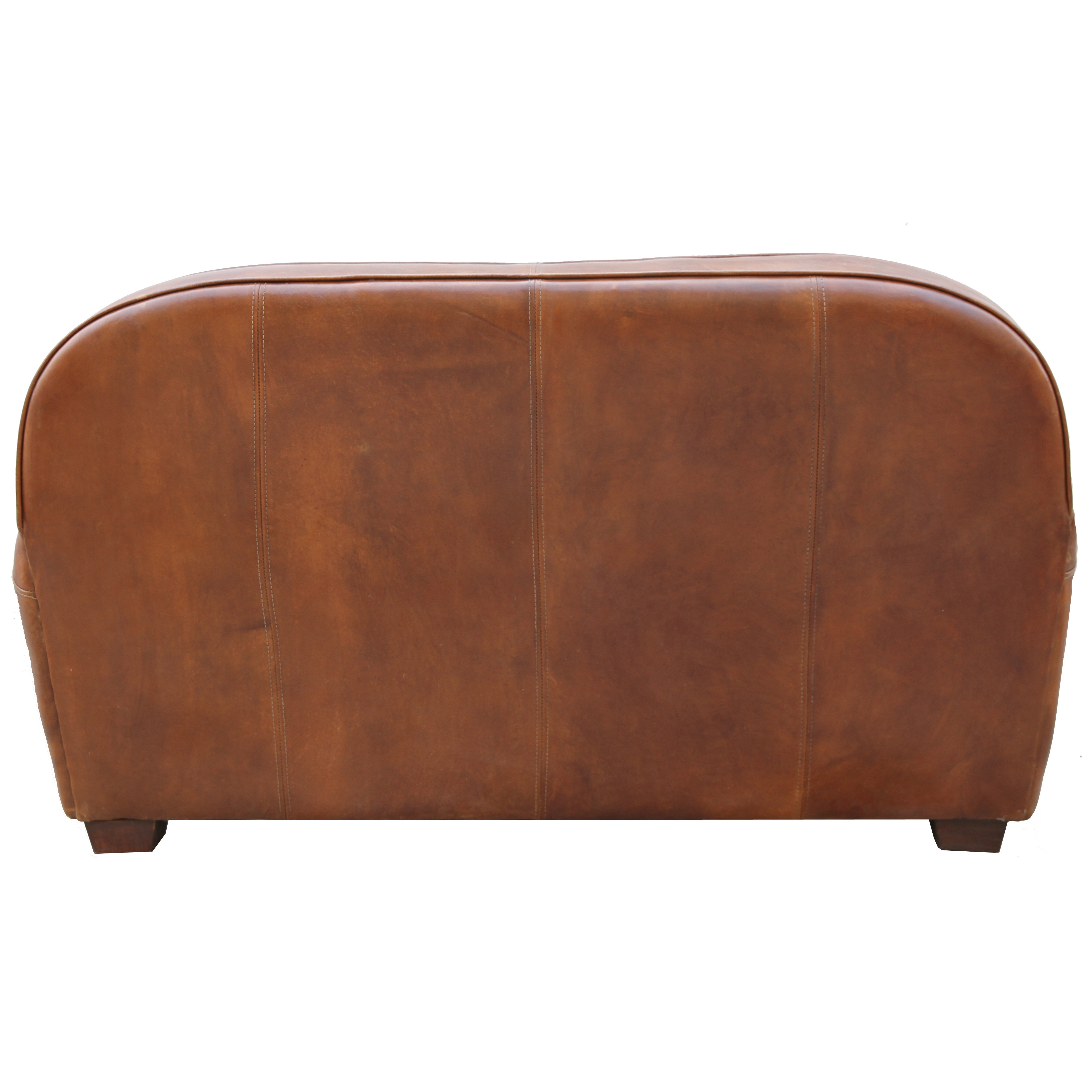 Pasargad Paris Club Genuine Leather Loveseat Wayfair