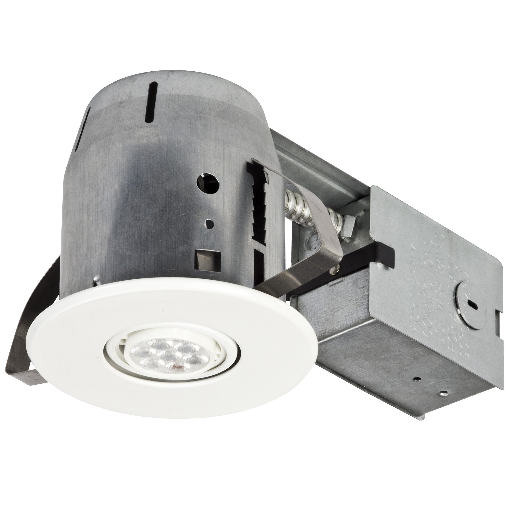 Globe Electric Company LED IC Rated Swivel Spotlight 4" Recessed Kit