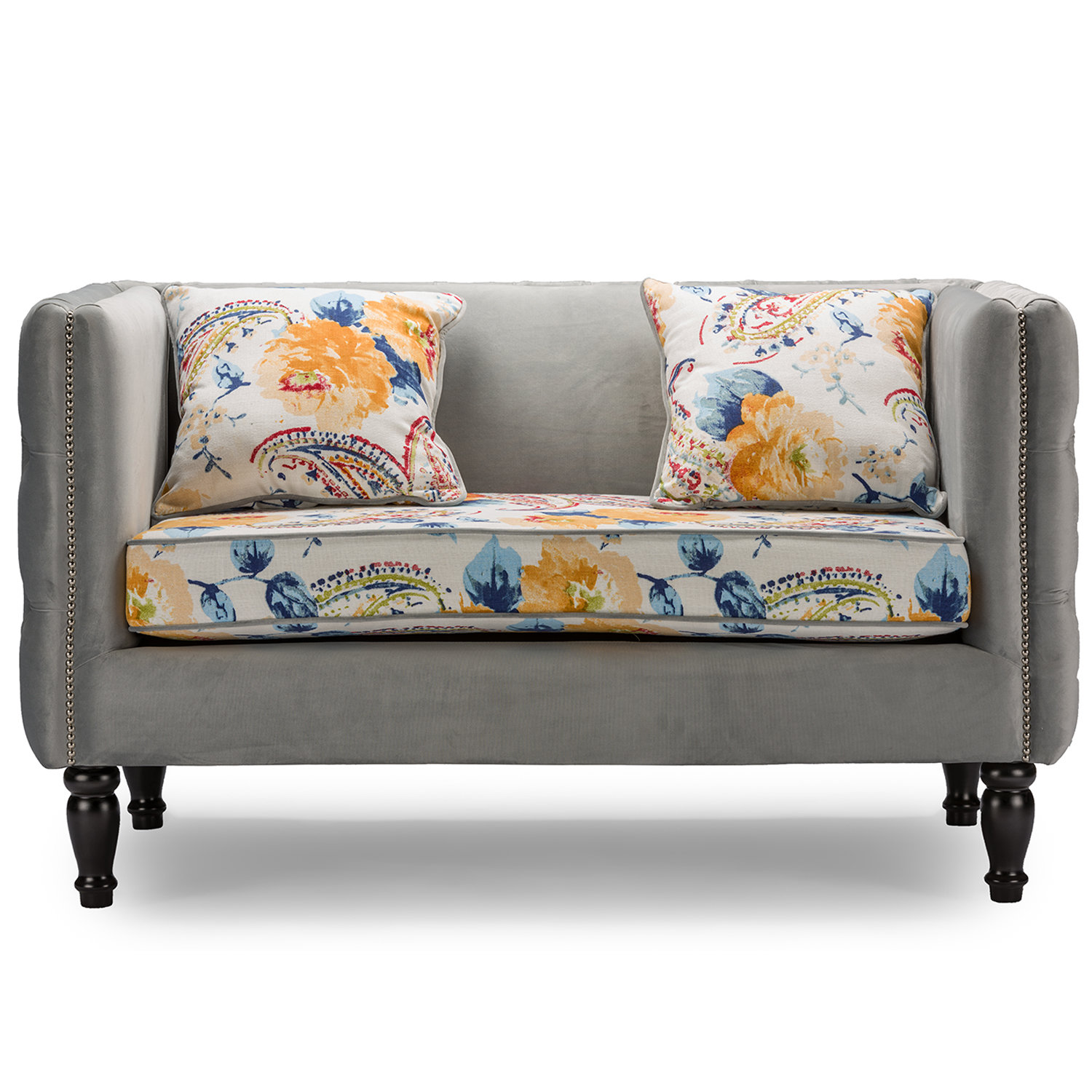 Wholesale Interiors Baxton Studio Penelope Sofa and Loveseat Set Wayfair