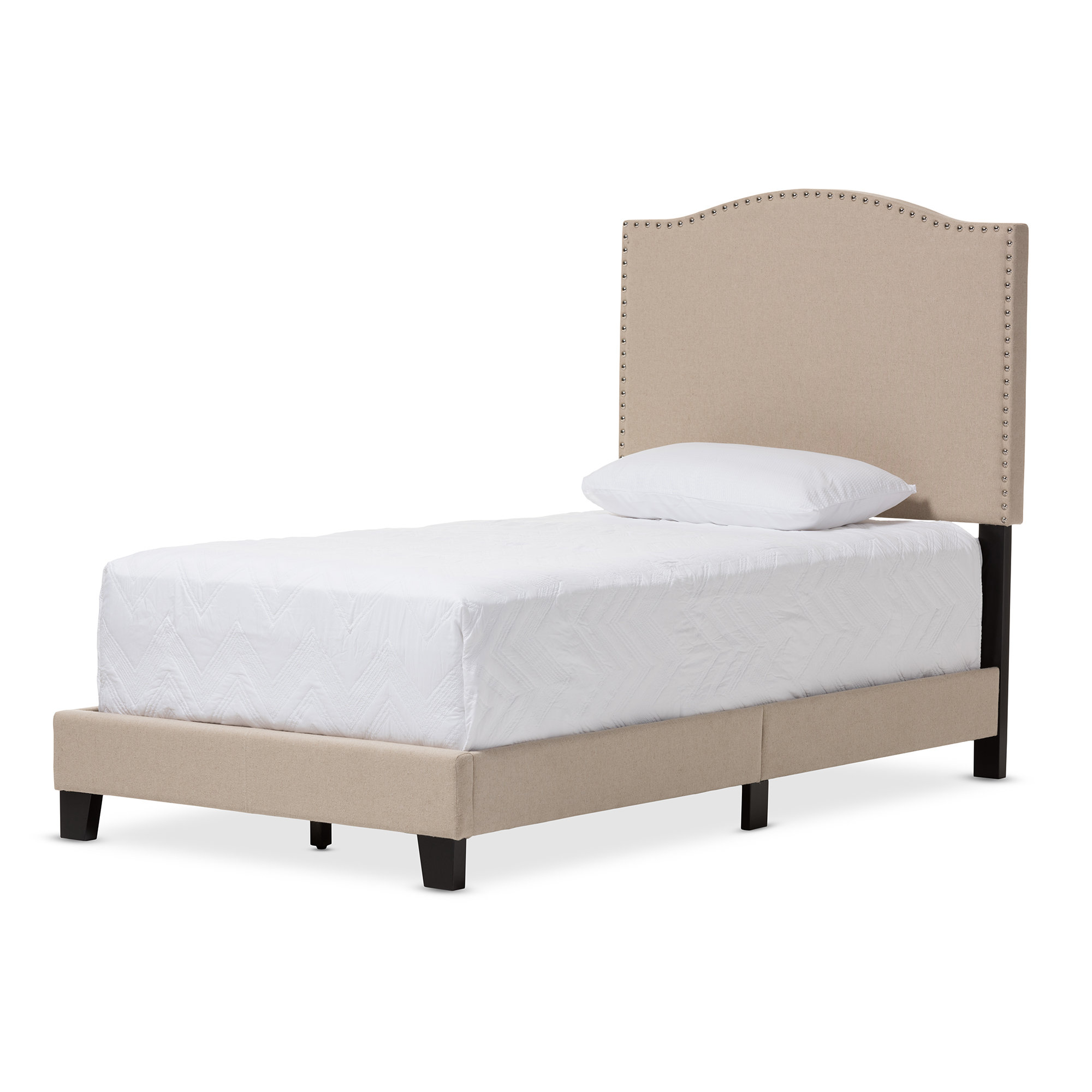 Wholesale Interiors Baxton Studio Twin Upholstered Panel Bed & Reviews Wayfair