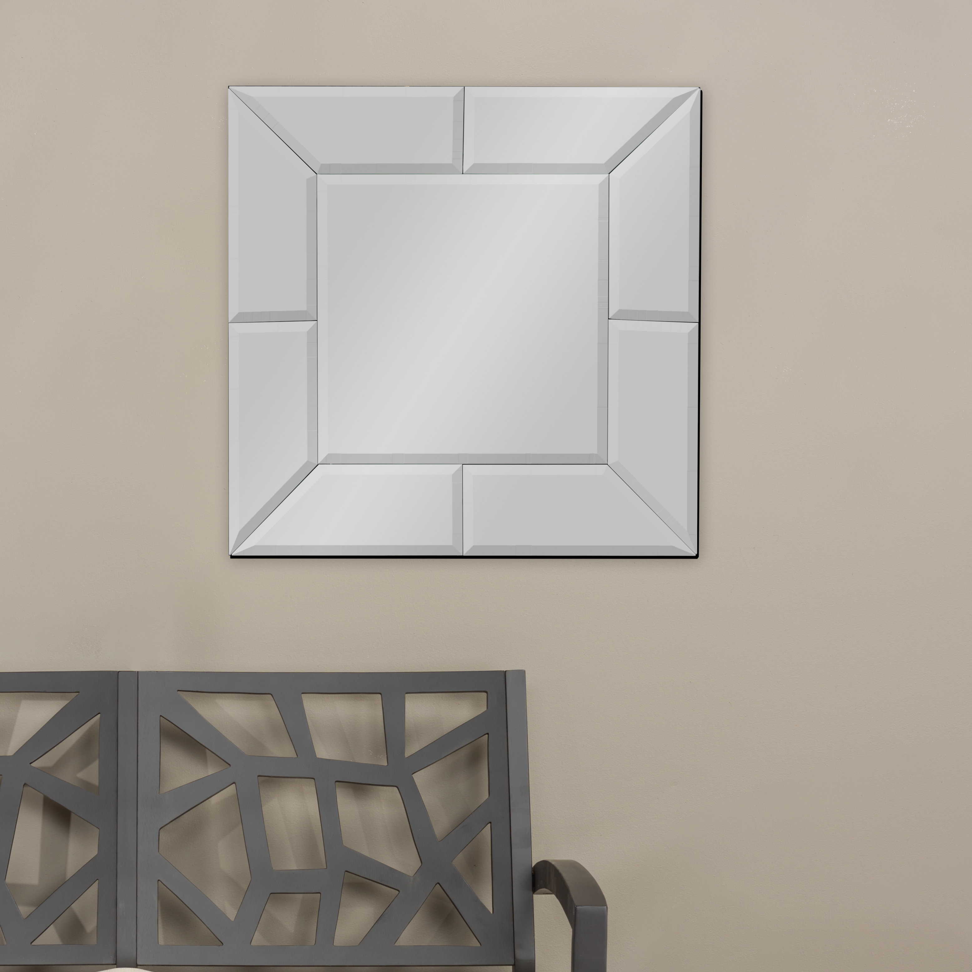 Wholesale Interiors Baxton Studio Gerard Square Wall Mirror Wayfair