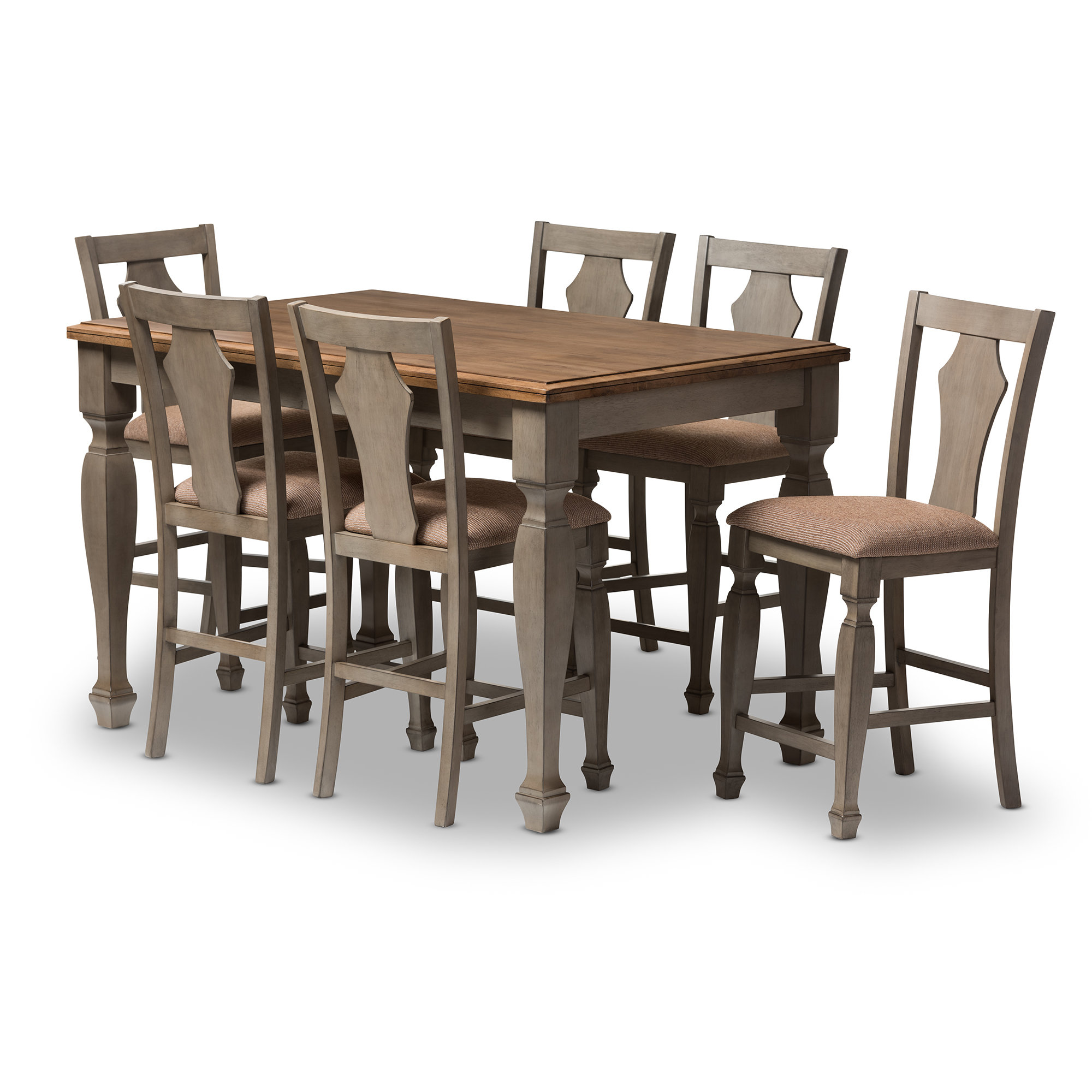  Studio Martina 7 Piece Counter Height Dining Set amp; Reviews  Wayfair