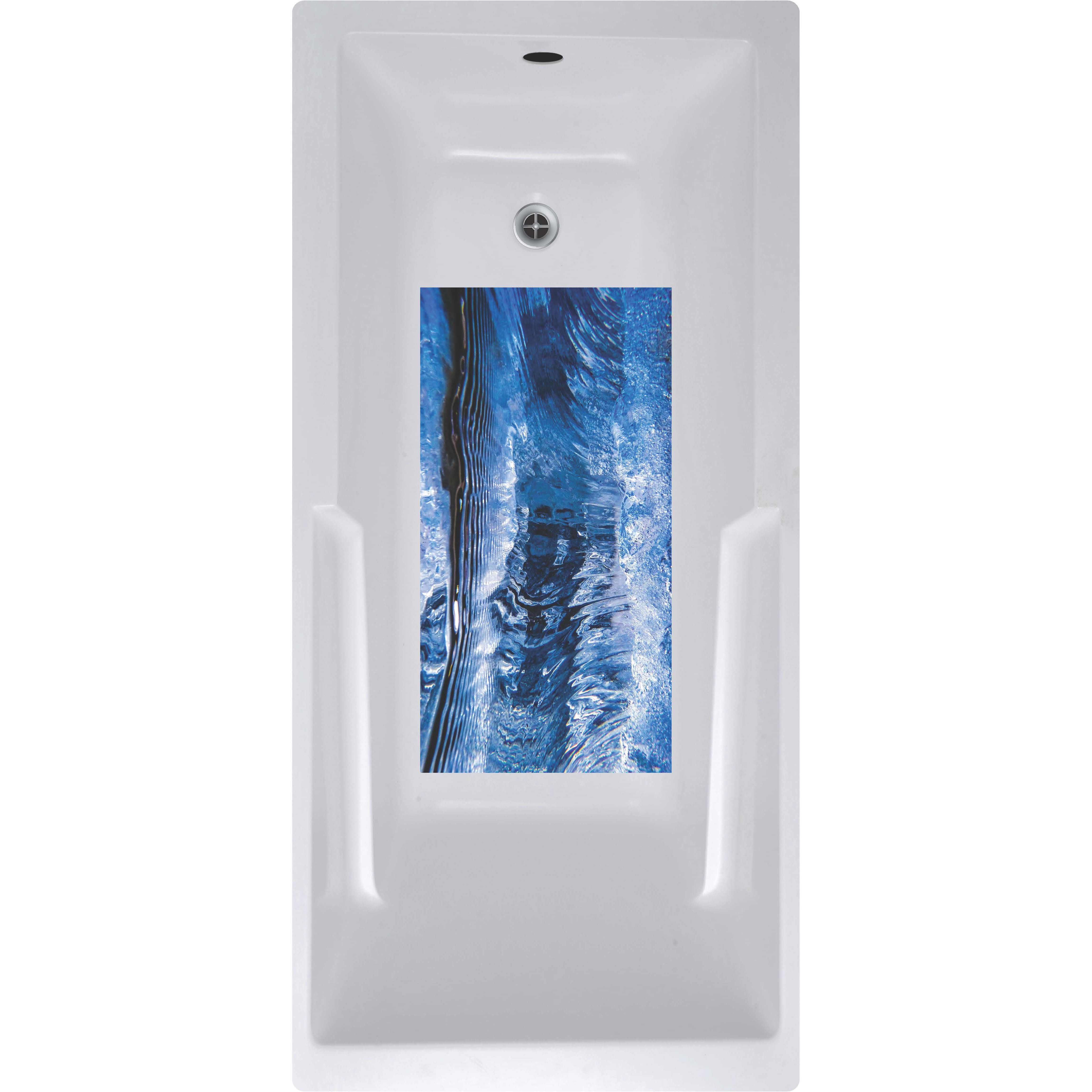 No Slip Mat by Versatraction Kahuna Grip Blue Ice Shower Mat Wayfair