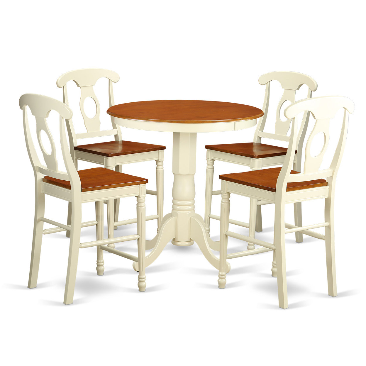 East West Eden Piece Counter Height Pub Table Set Wayfair