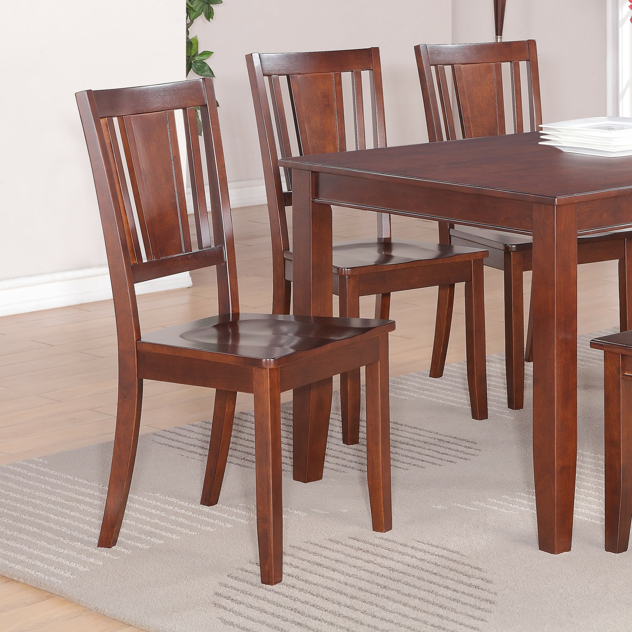 Wooden Importers Dudley Side Chair with Wood Seat &amp; Reviews | Wayfair