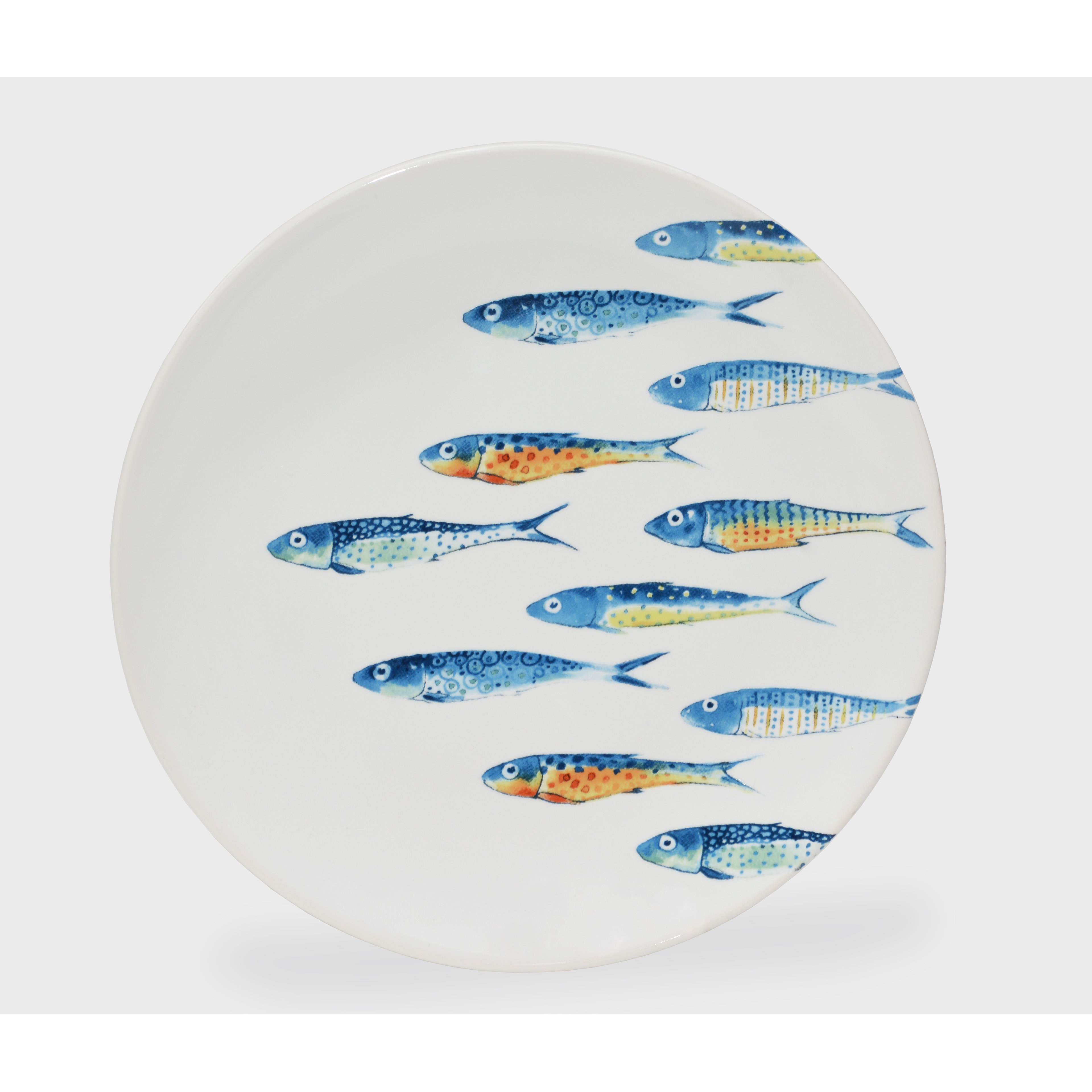 222 Fifth Fun Fish 16 Piece Dinnerware Set Wayfair