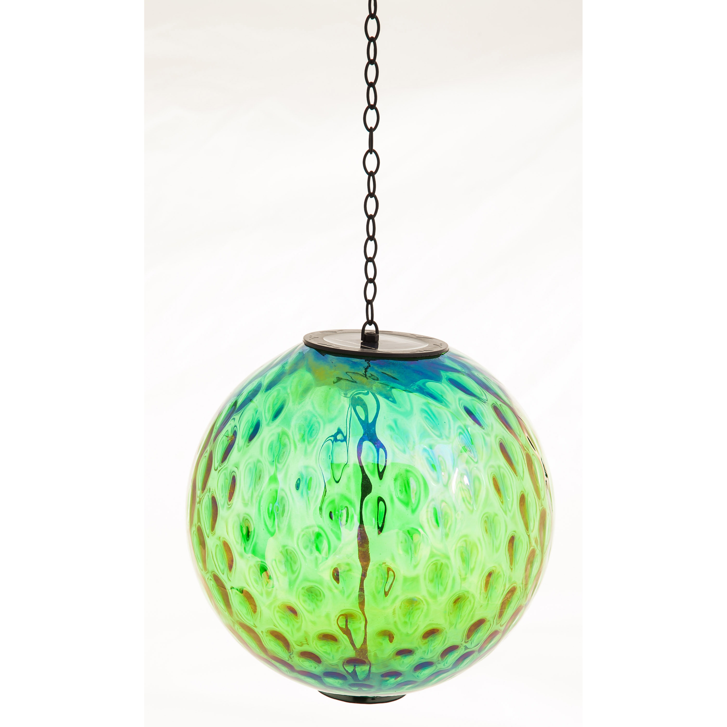 Evergreen Flag & Garden Iridescent Solar Hanging Gazing Globe & Reviews