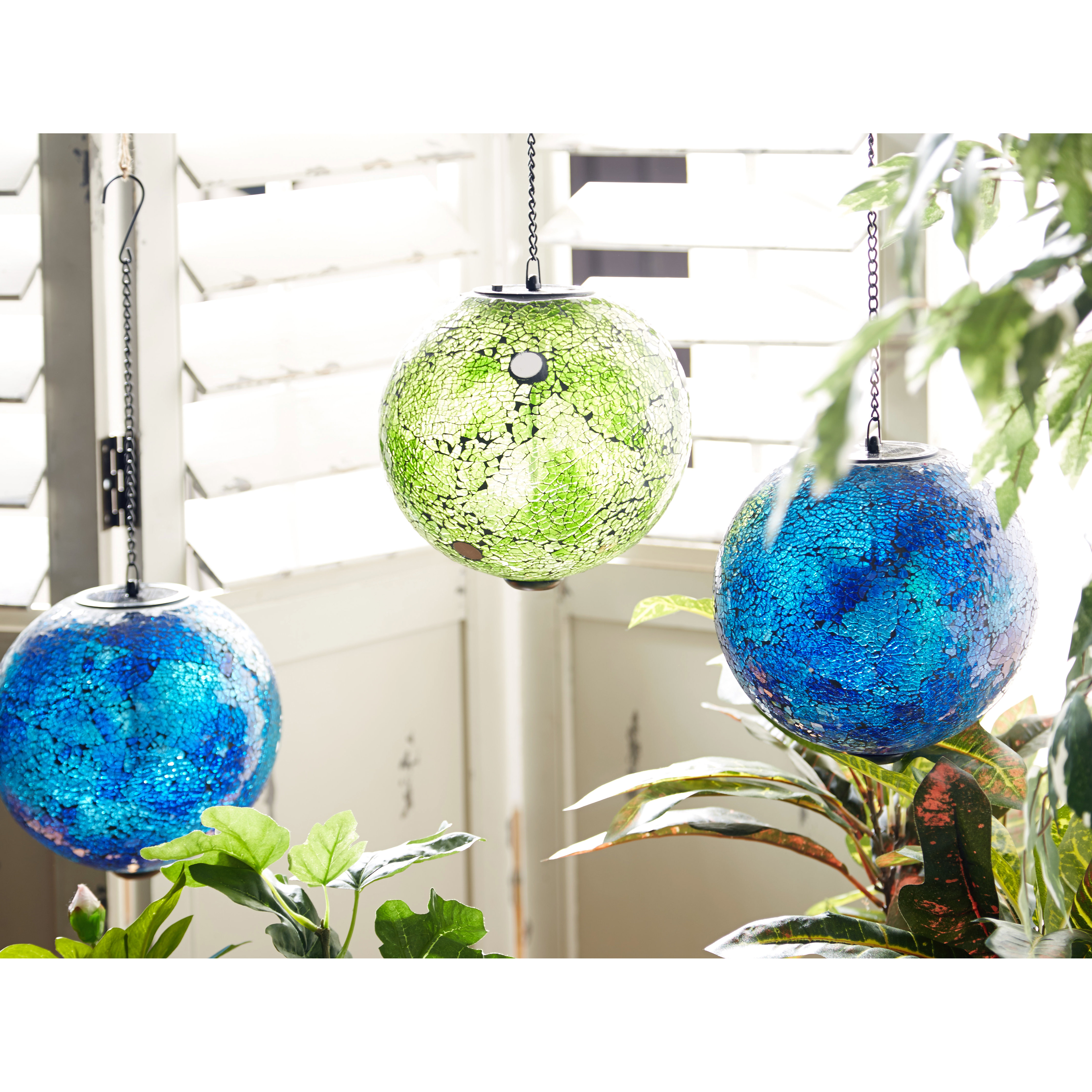 Evergreen Flag & Garden Solar Hanging Gazing Globe & Reviews Wayfair