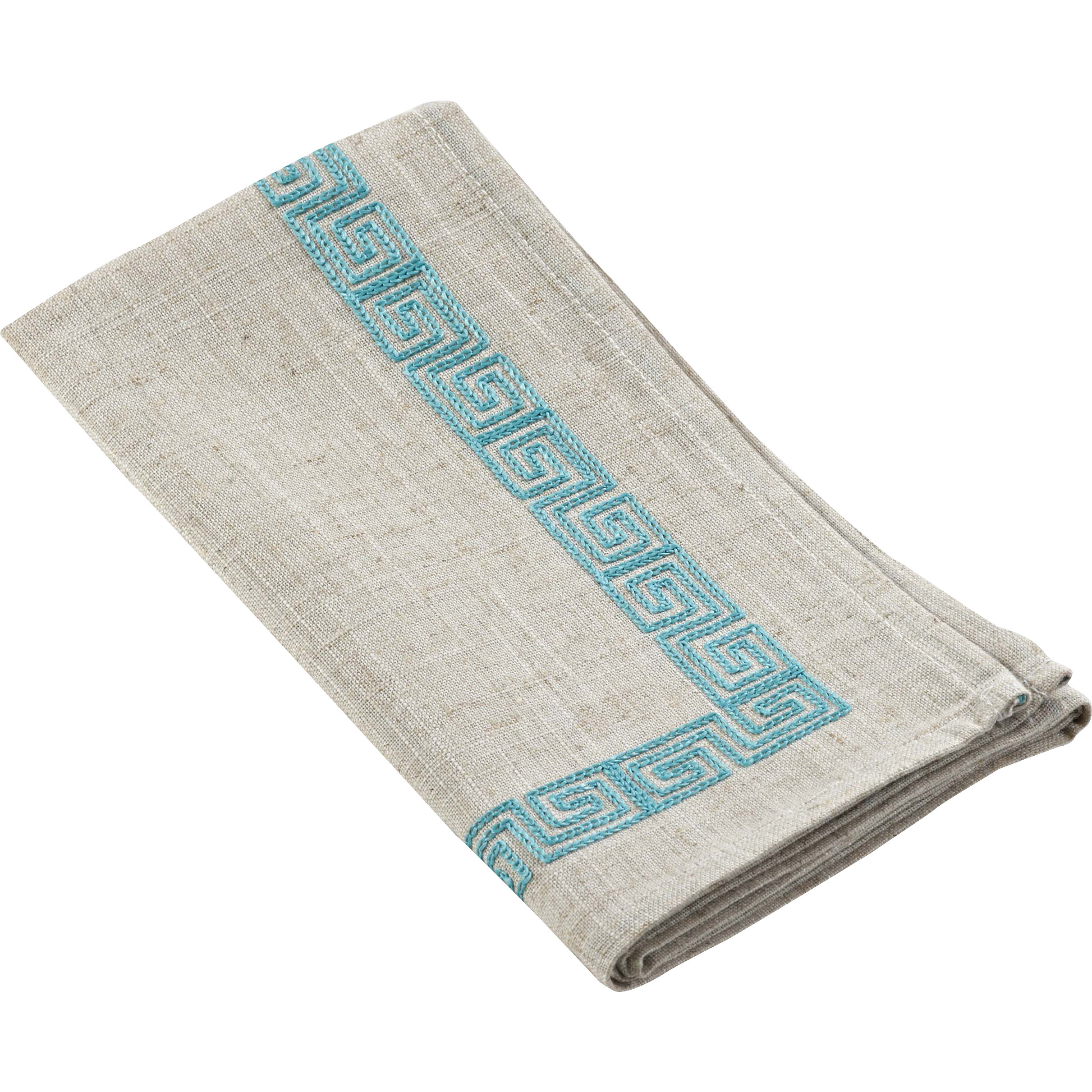 Saro Calypso Stitched Greek Key Design Napkin & Reviews Wayfair
