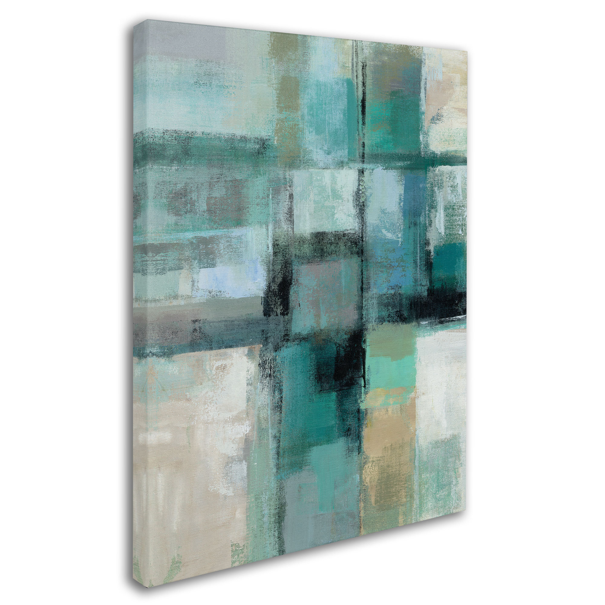 Trademark Art 'Island Hues Crop I' by Silvia Vassileva Painting Print