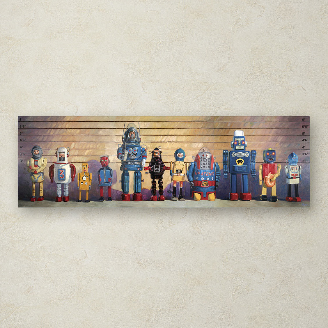 Trademark Art The Usual Suspects by Eric Joyner Painting Print on