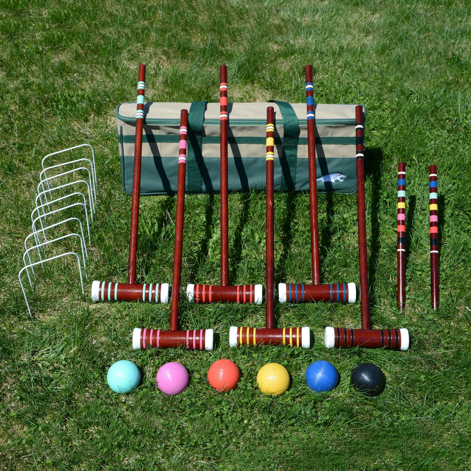 Lion Sports 6 Player Family Croquet Set & Reviews Wayfair