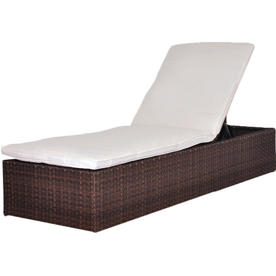 International Home Miami Oxford Chaise Lounge with Cushion & Reviews