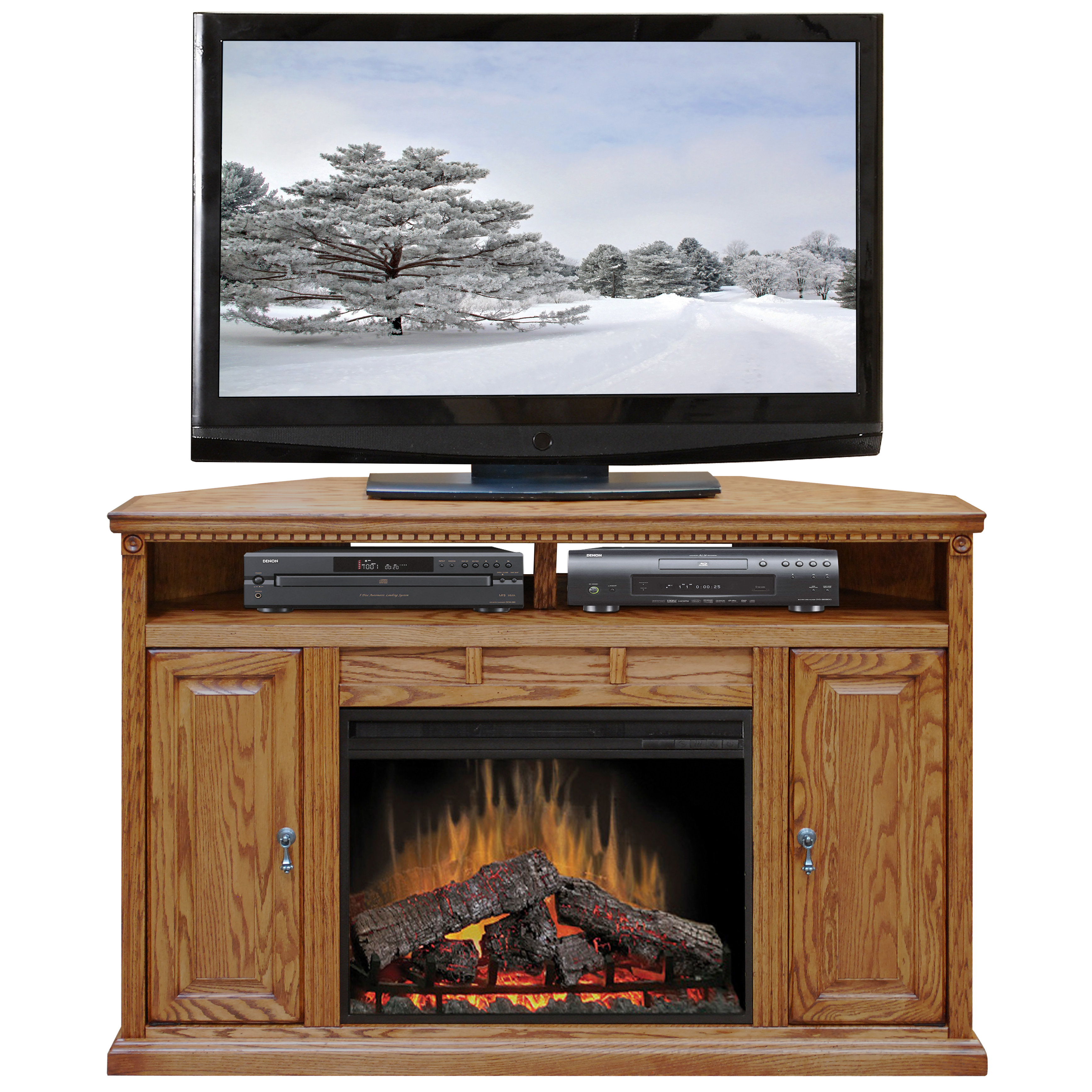 Legends Furniture Scottsdale TV Stand with Electric Fireplace & Reviews