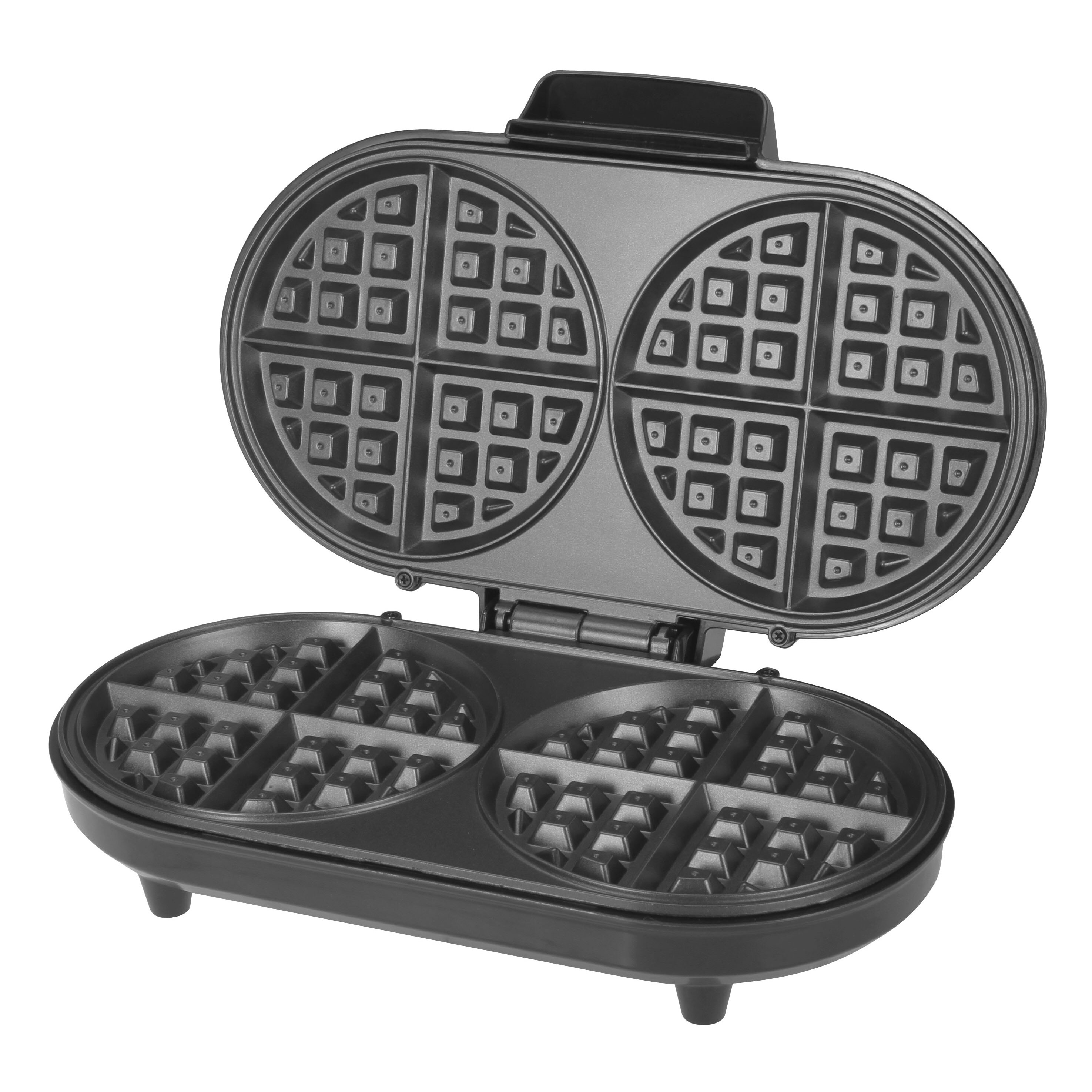 Kalorik Black and Stainless Steel Double Belgian Waffle Maker & Reviews ...