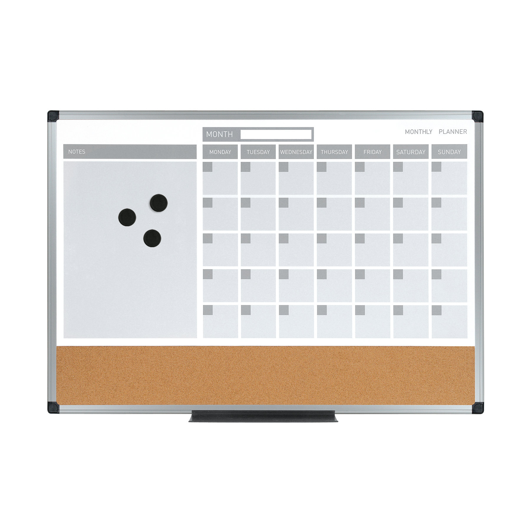 Mastervision Wall Mounted Bulletin Board, 2' H x 2' W & Reviews Wayfair