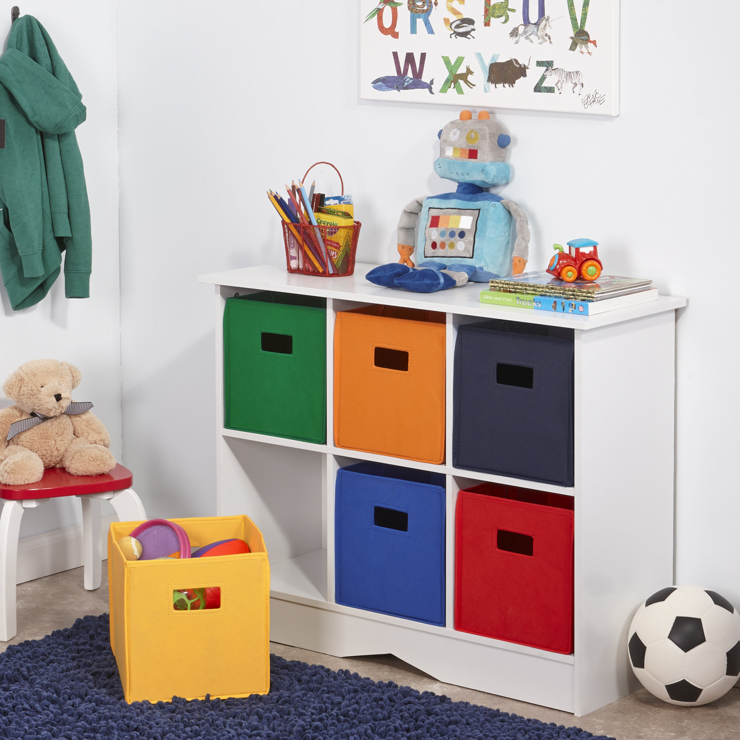 RiverRidge Kids RiverRidge Kids 6 Compartment Storage ...