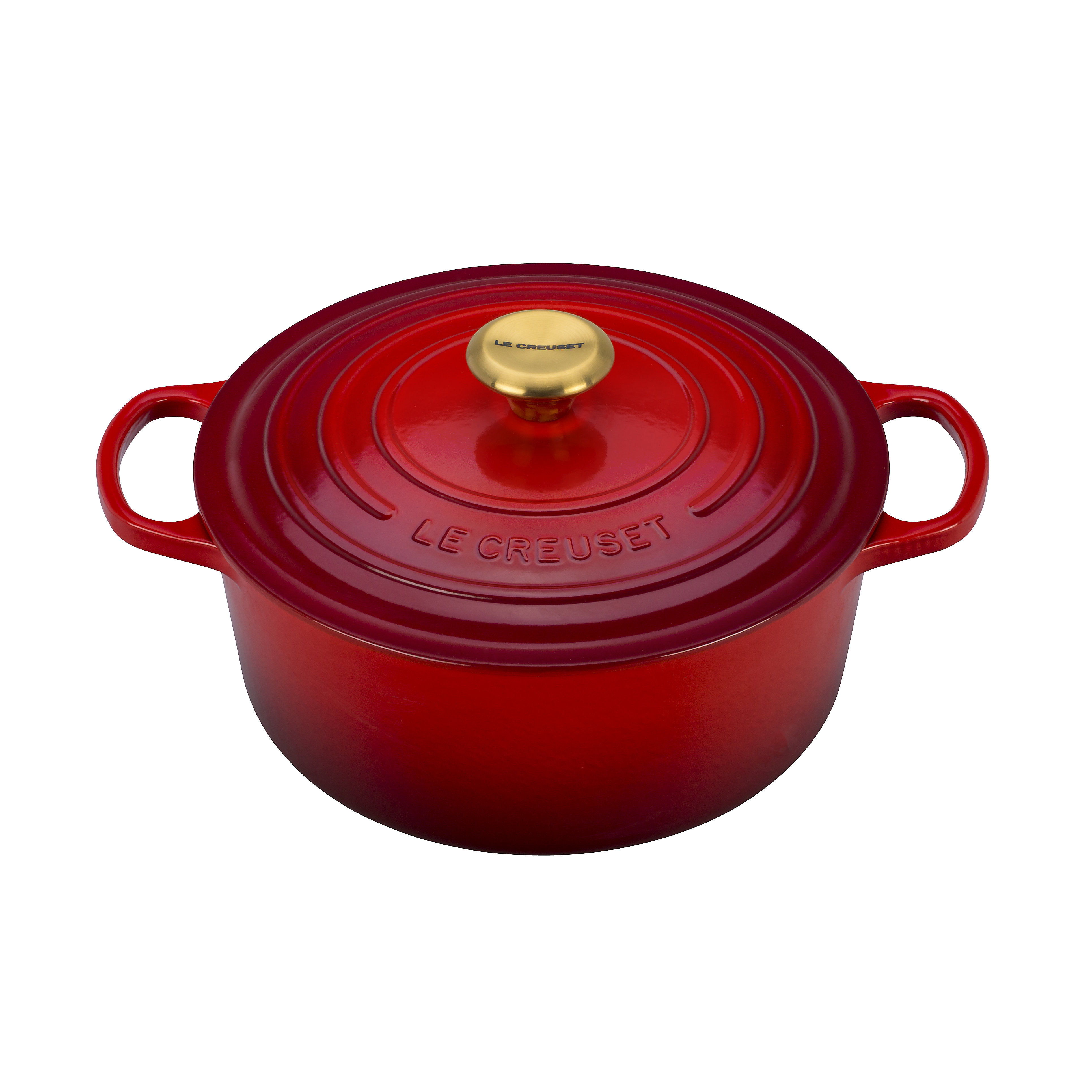 Le Creuset 5.5qt. Round Dutch Oven with Gold Knob & Reviews Wayfair