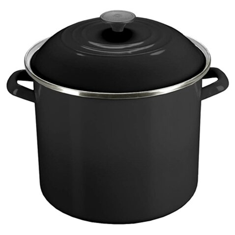 Le Creuset Enamel On Steel 10 Qt. Stock Pot with Lid ...