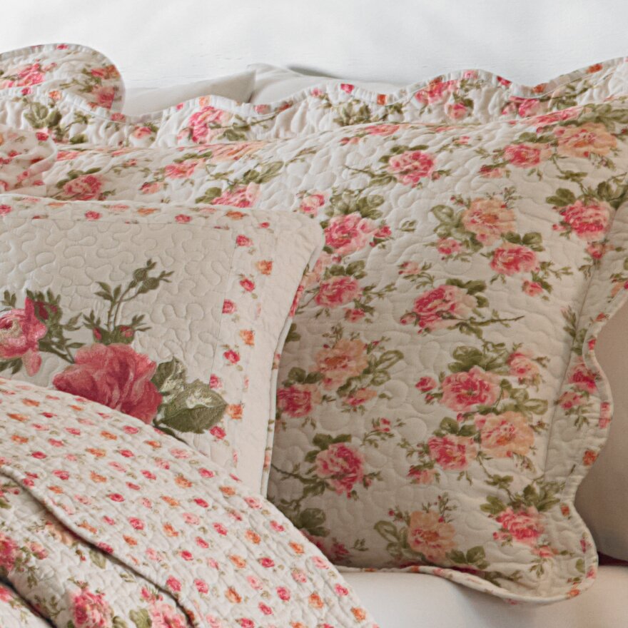 Mary Janes Home Sweet Roses Sham And Reviews Wayfair