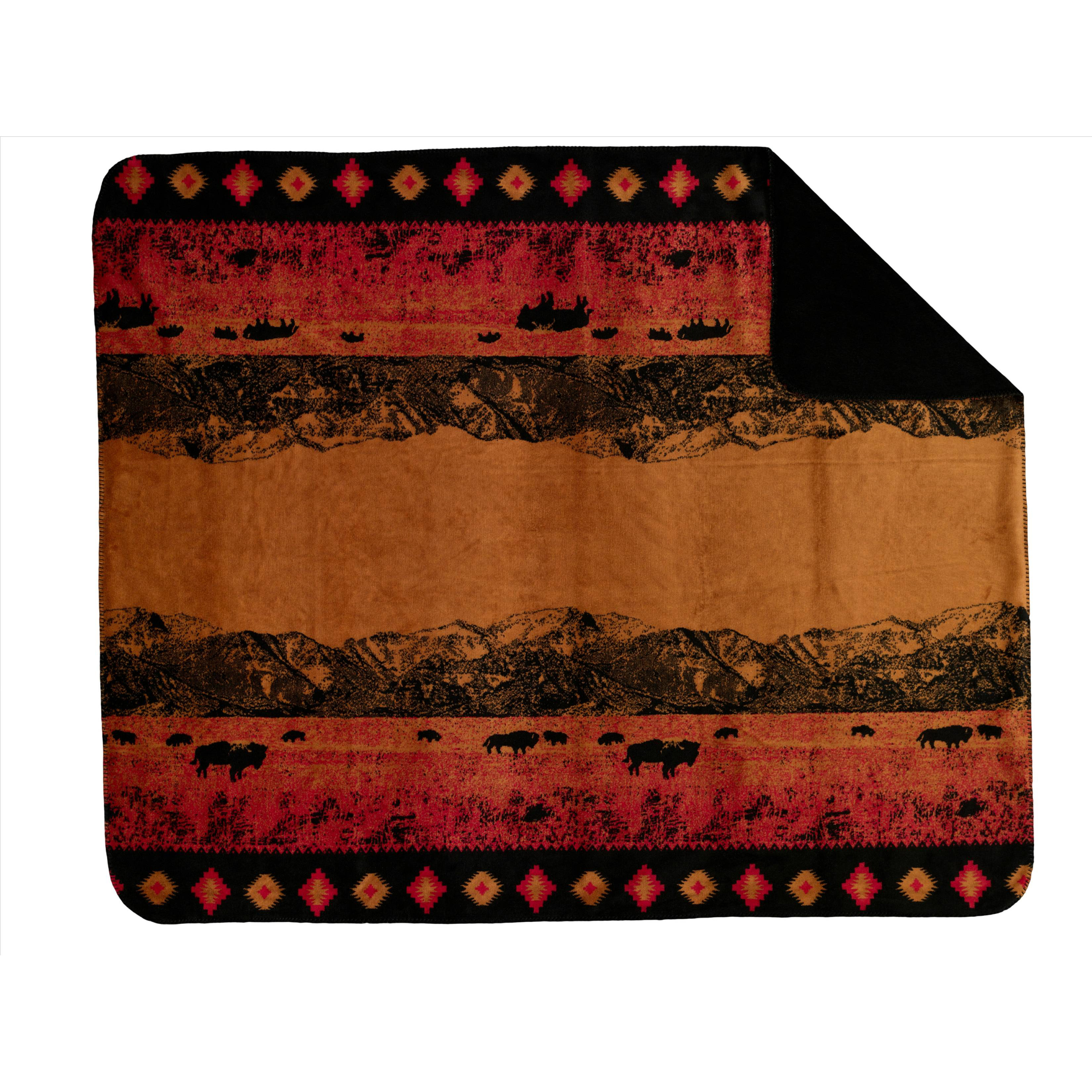 Denali Roaming Buffalo DoubleSided Throw Wayfair