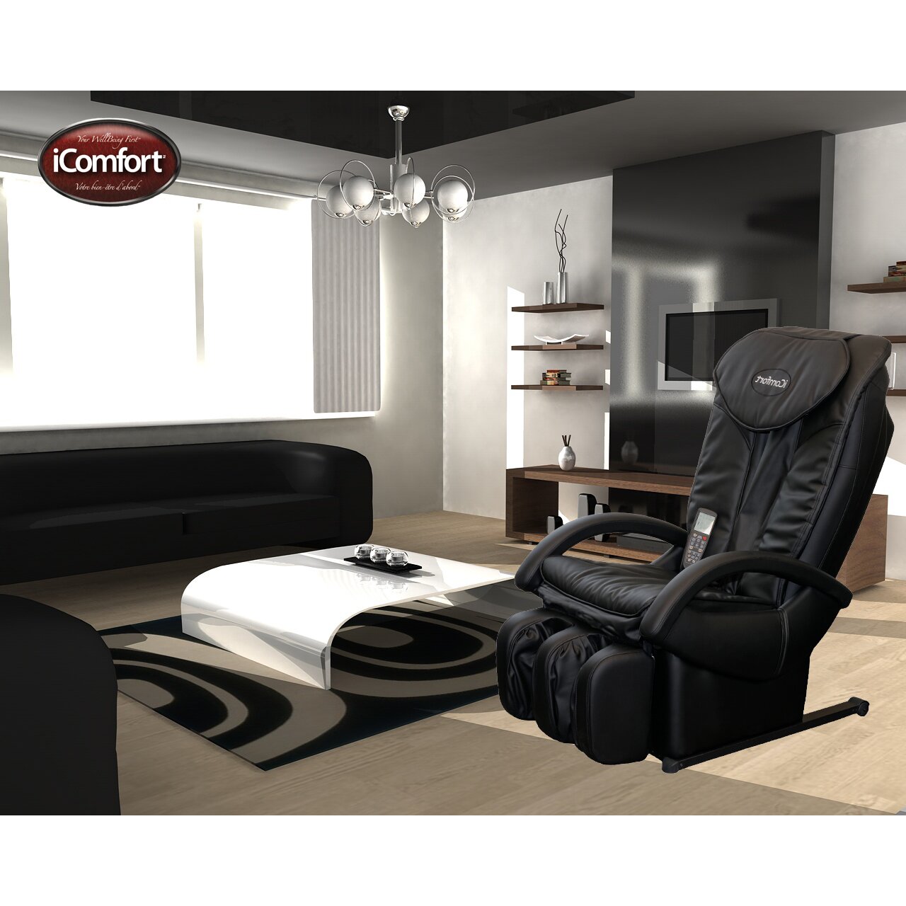 Heated ottoman reclining adjustable