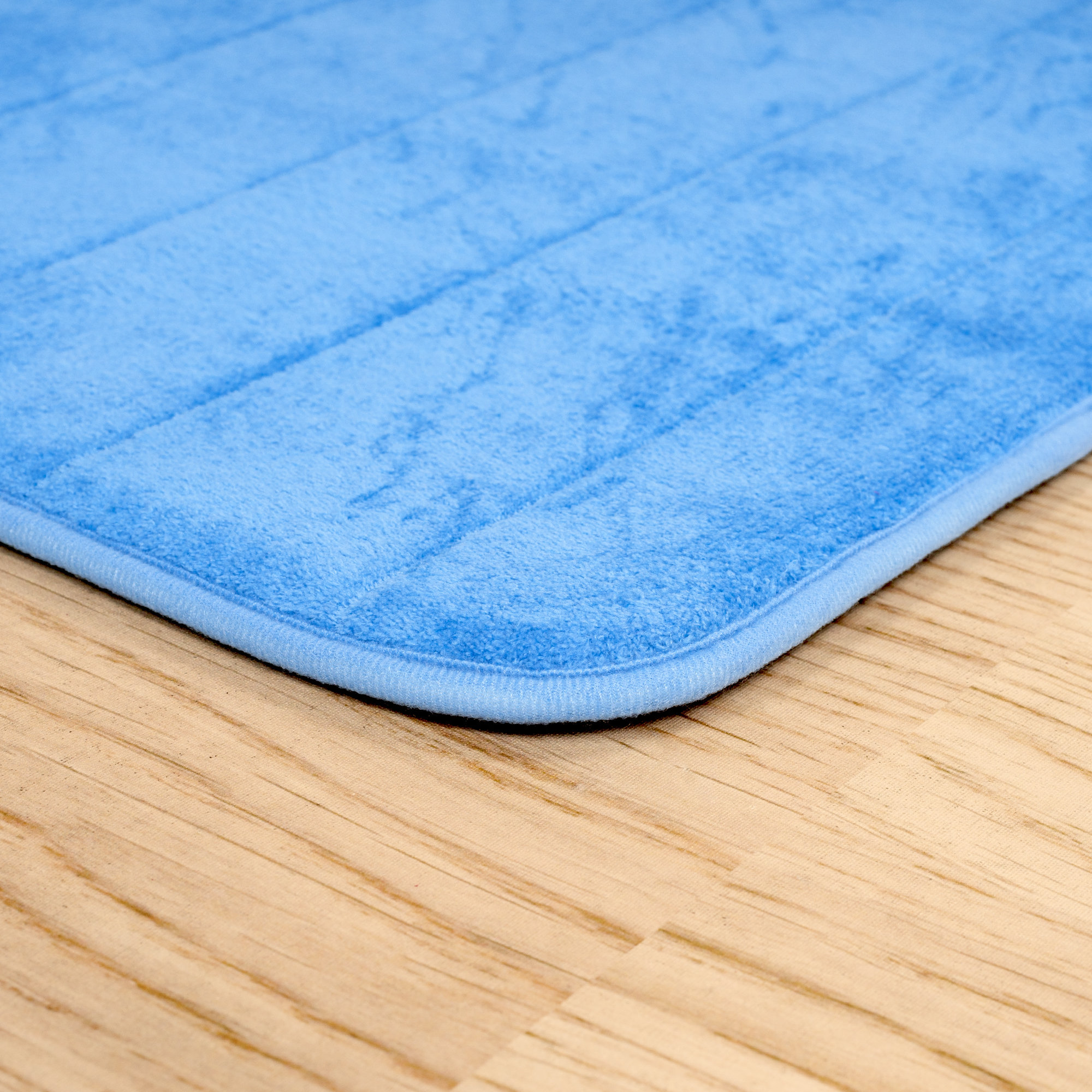 Lavish Home Extra Long Striped Memory Foam Bath Mat & Reviews Wayfair