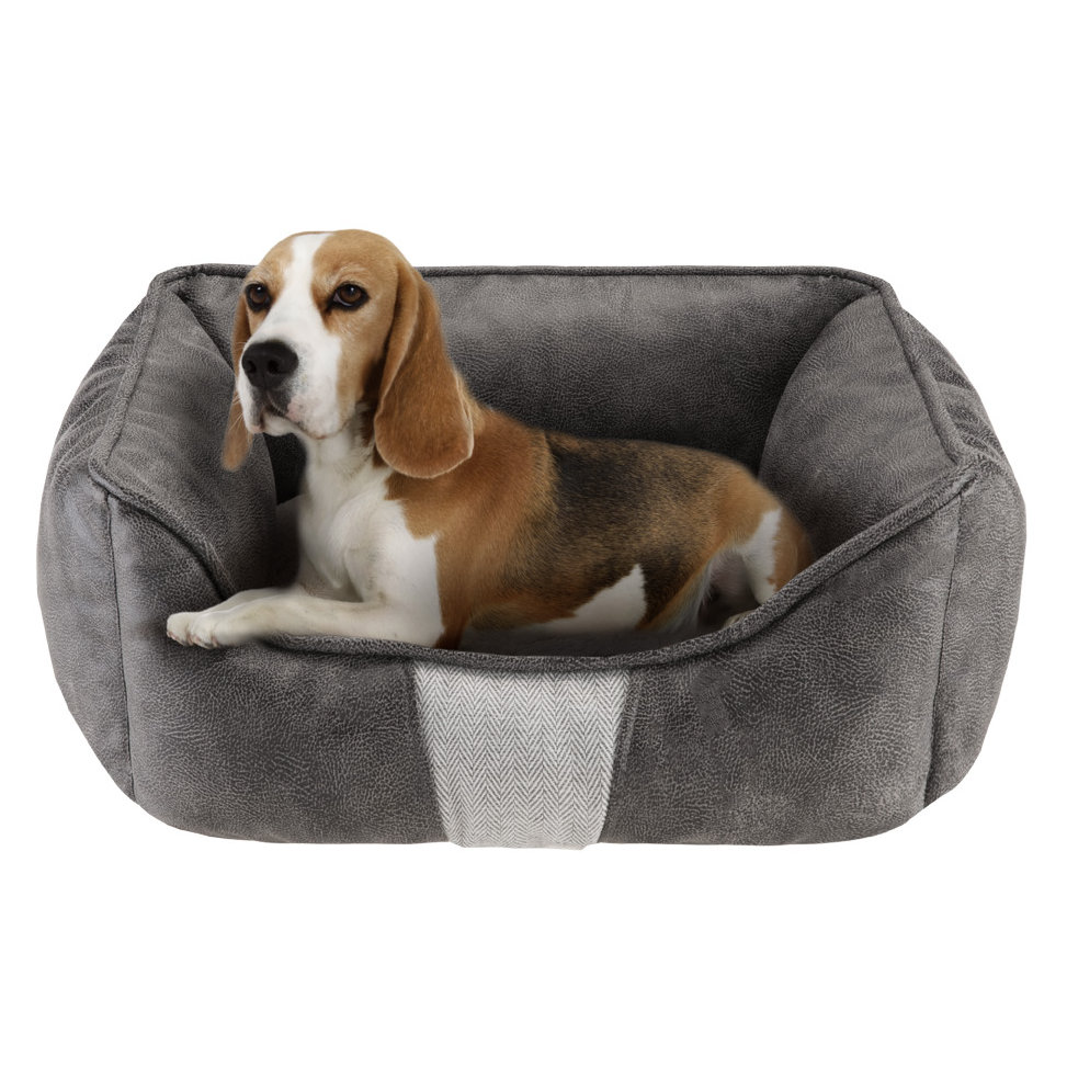 Friends Forever Jackson Rectangular Cuddler Bolster Dog Bed & Reviews