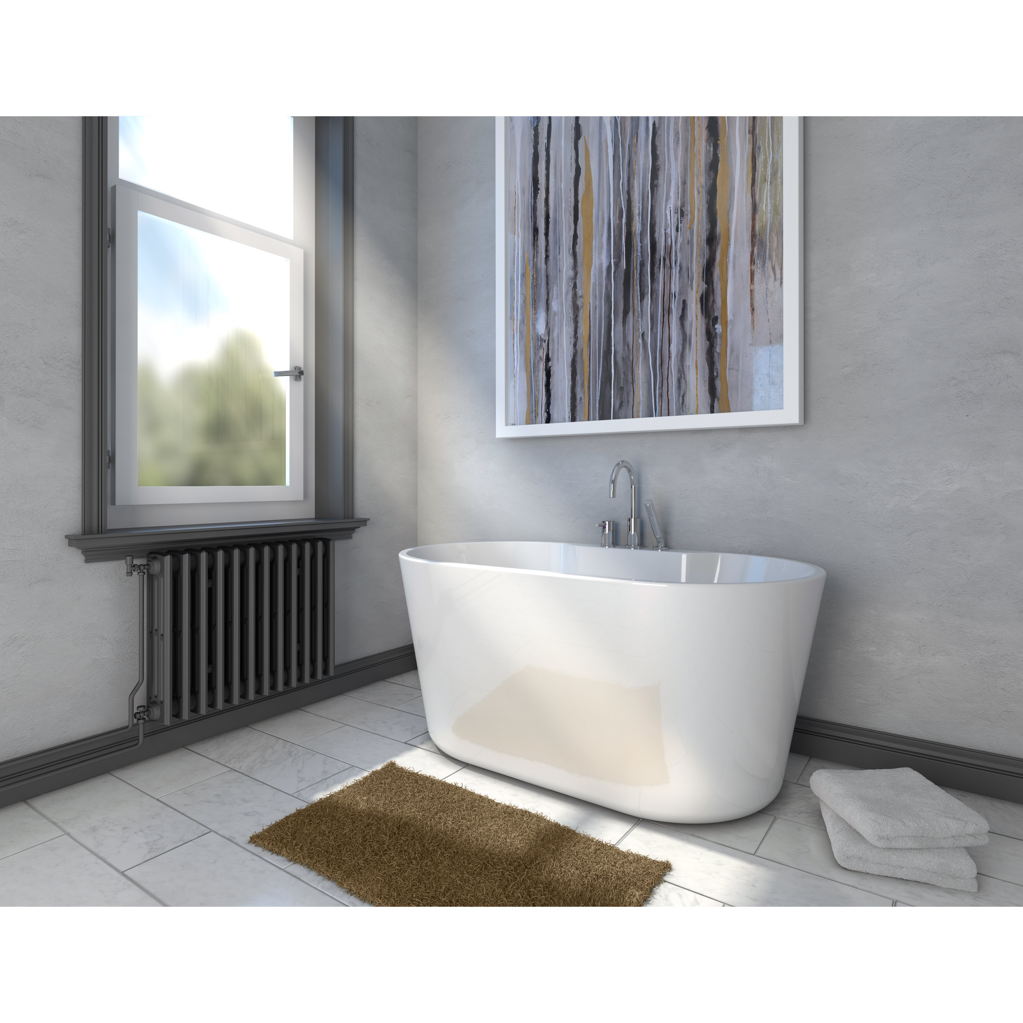 56 inch length bathtub