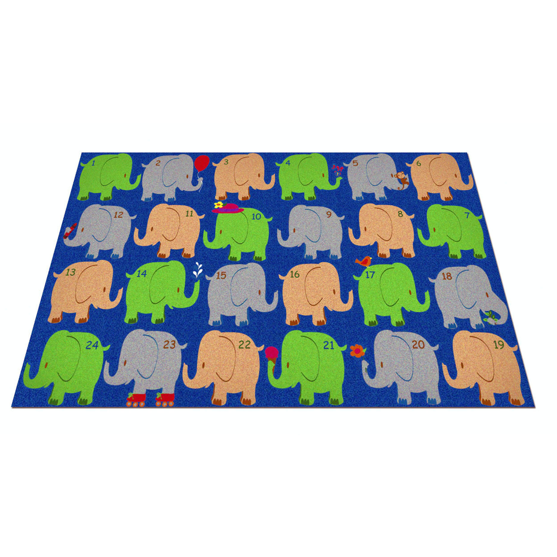 Kid Carpet Elephant Seating Classroom Area Rug & Reviews Wayfair