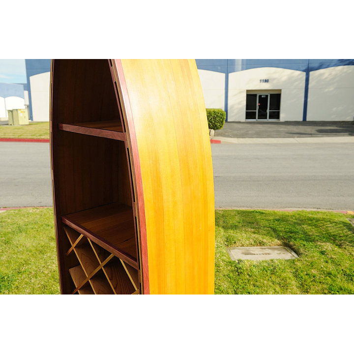 Old Modern Handicrafts Canoe 7 Bottle Floor Wine Rack Wayfair