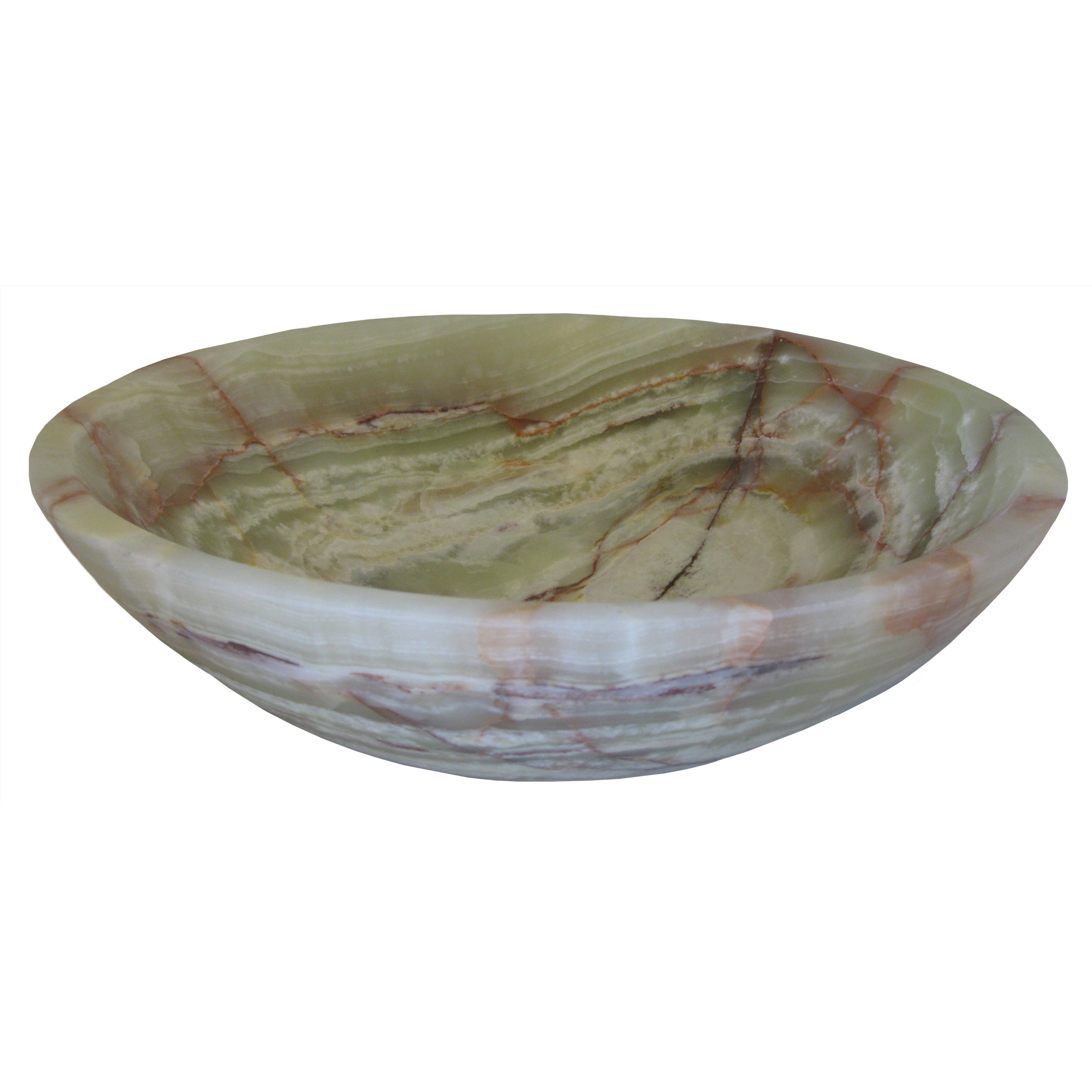 Novatto Green Onyx Stone Vessel Bathroom Sink & Reviews Wayfair