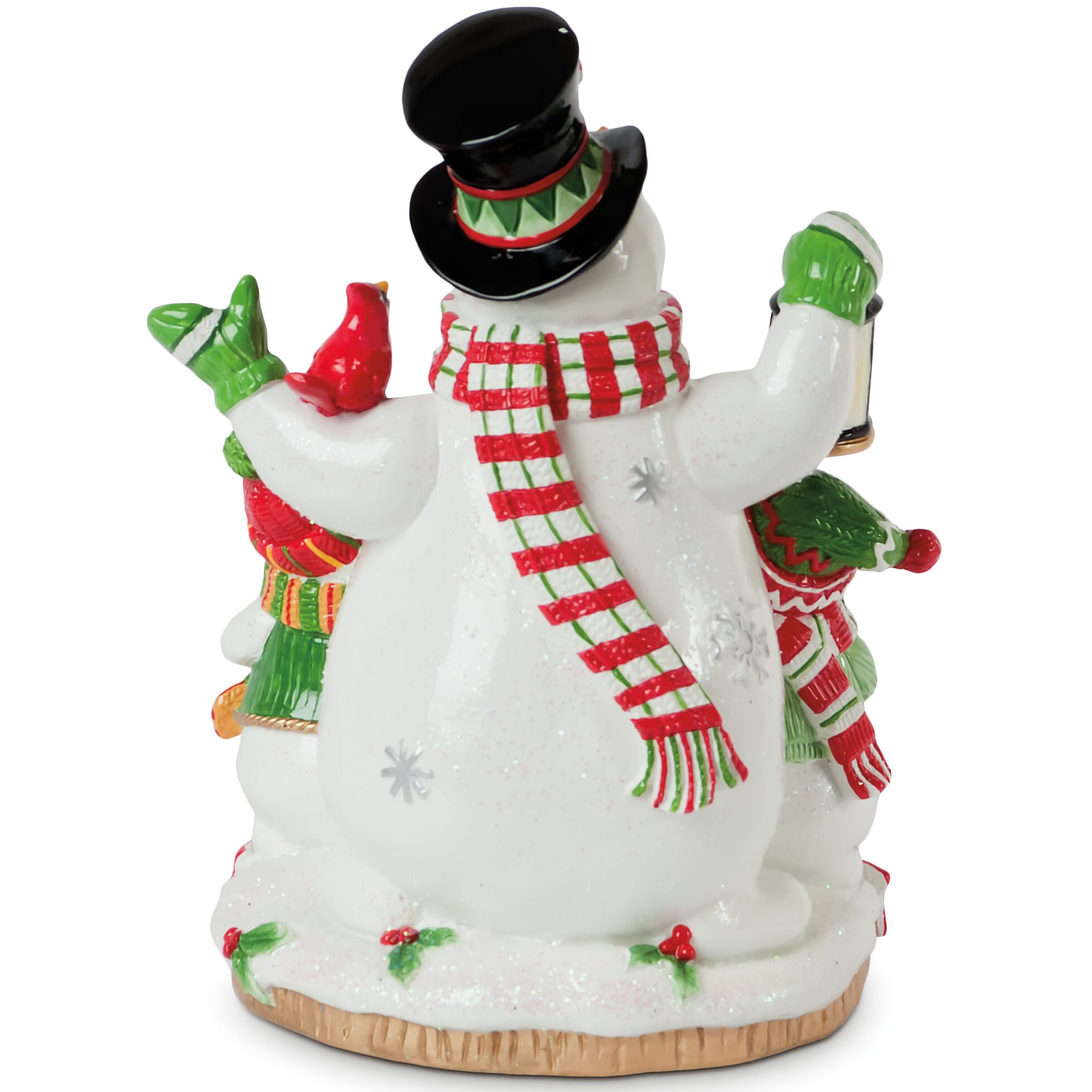 Fitz and Floyd Caroling Snowmen Holiday Musical Figurine | Wayfair.ca