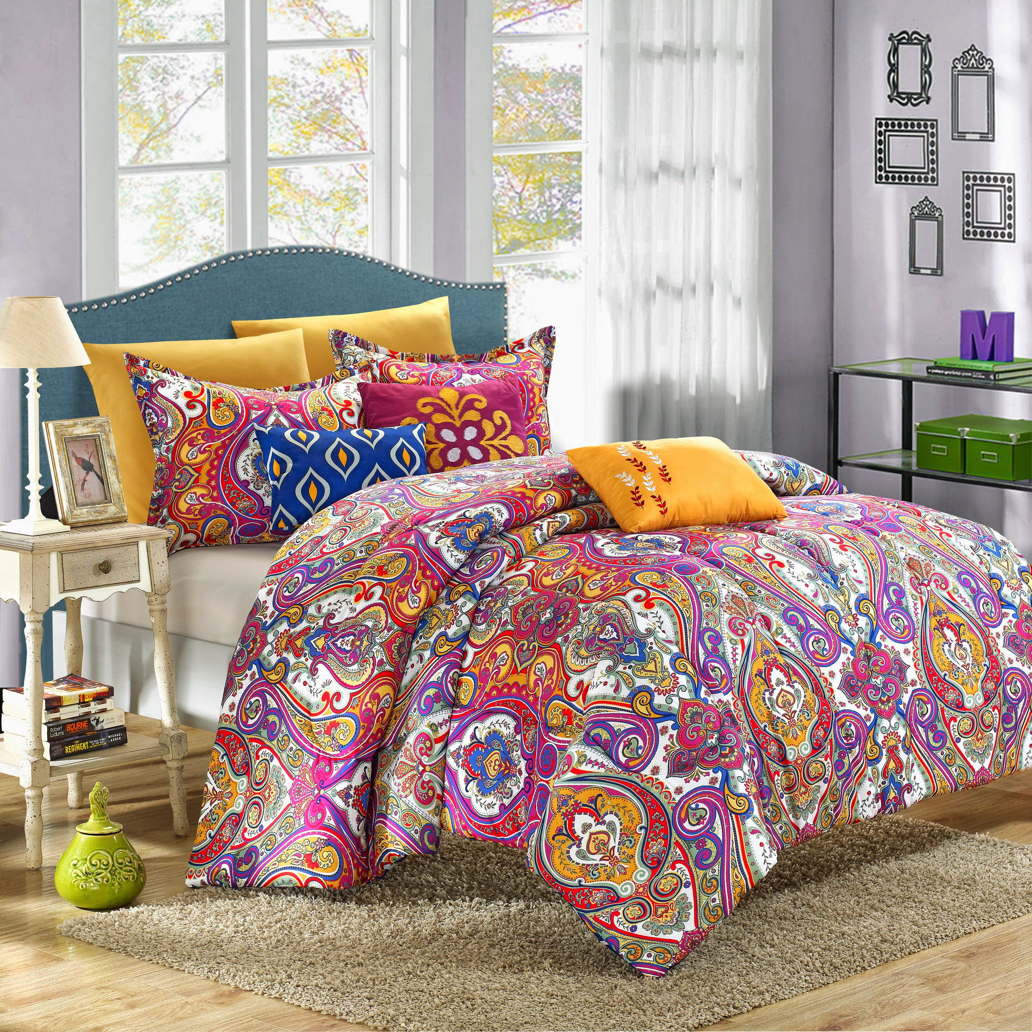 Chic Home Mumbai 8 Piece Reversible Comforter Set & Reviews Wayfair