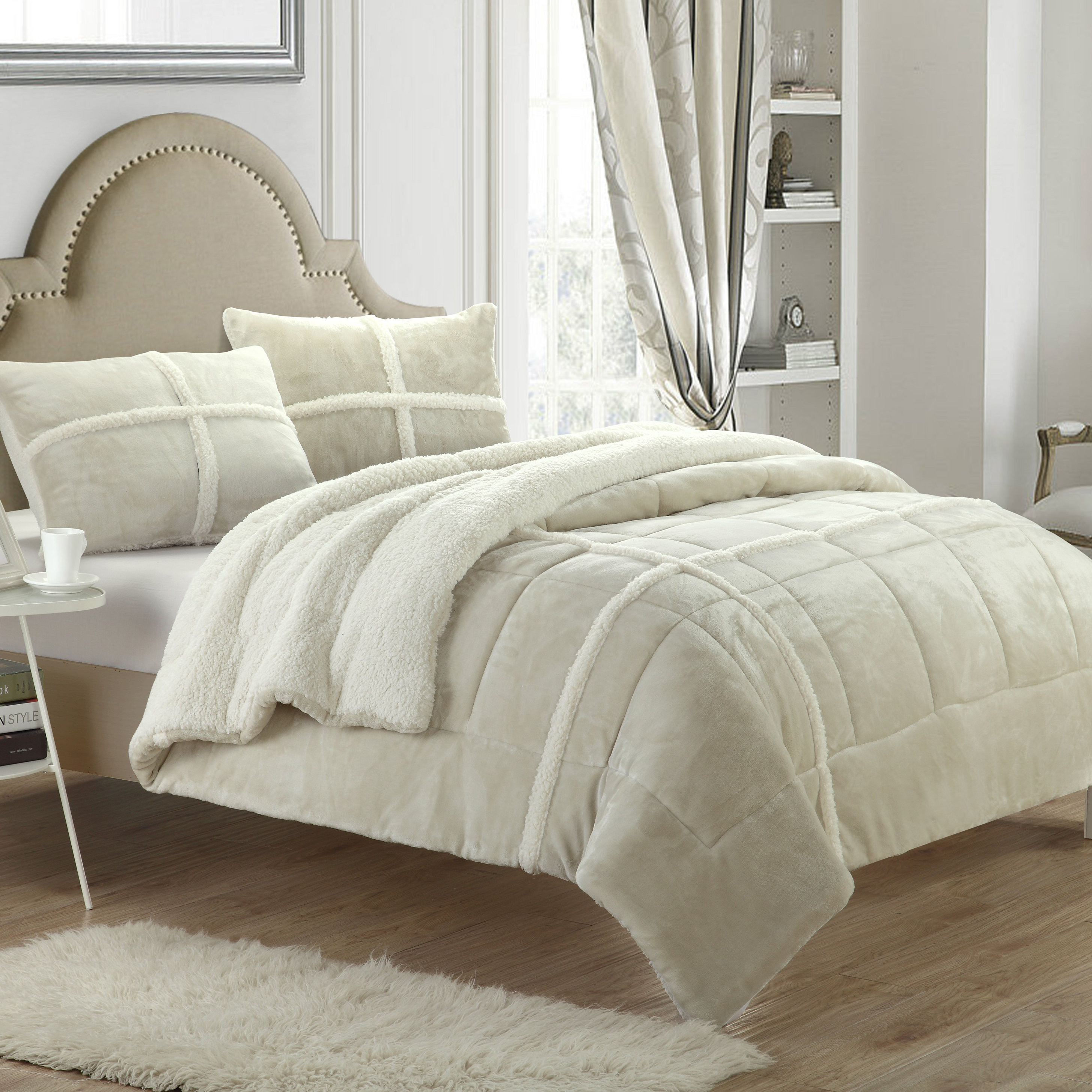 Chic Home Chloe Sherpa Comforter Set & Reviews Wayfair