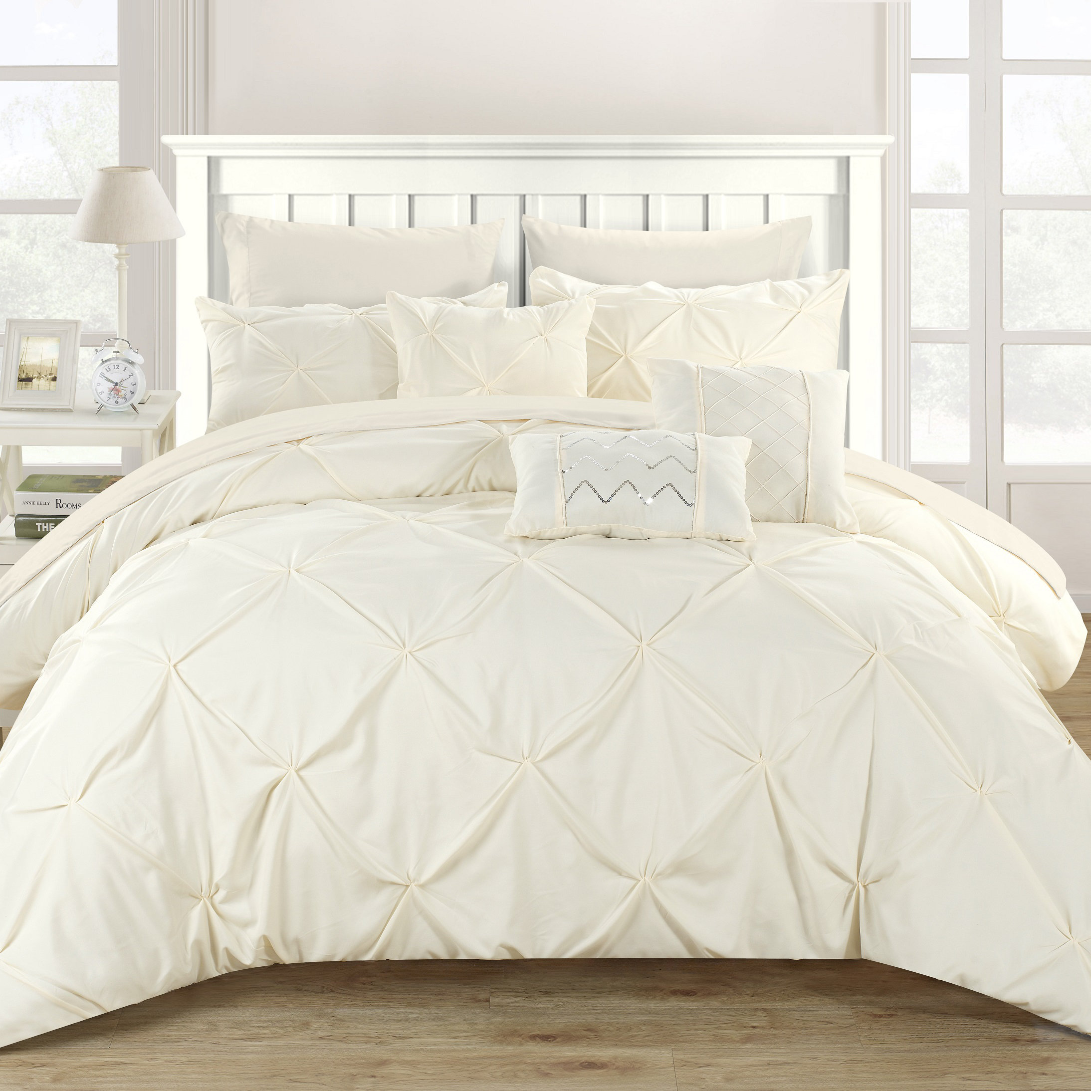 Chic Home Hannah 10 Piece Comforter Set & Reviews Wayfair
