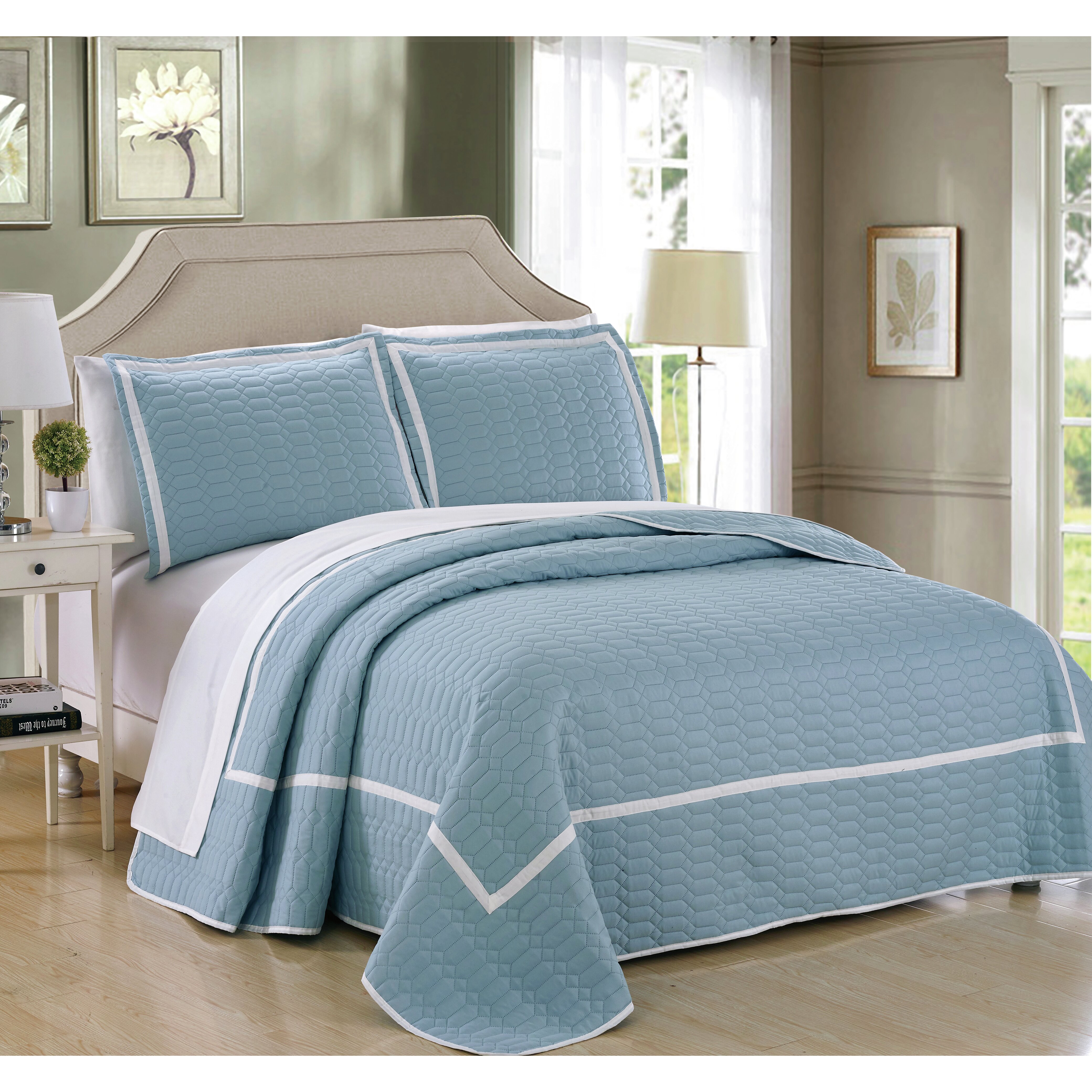 chic home birmingham quilt set beig