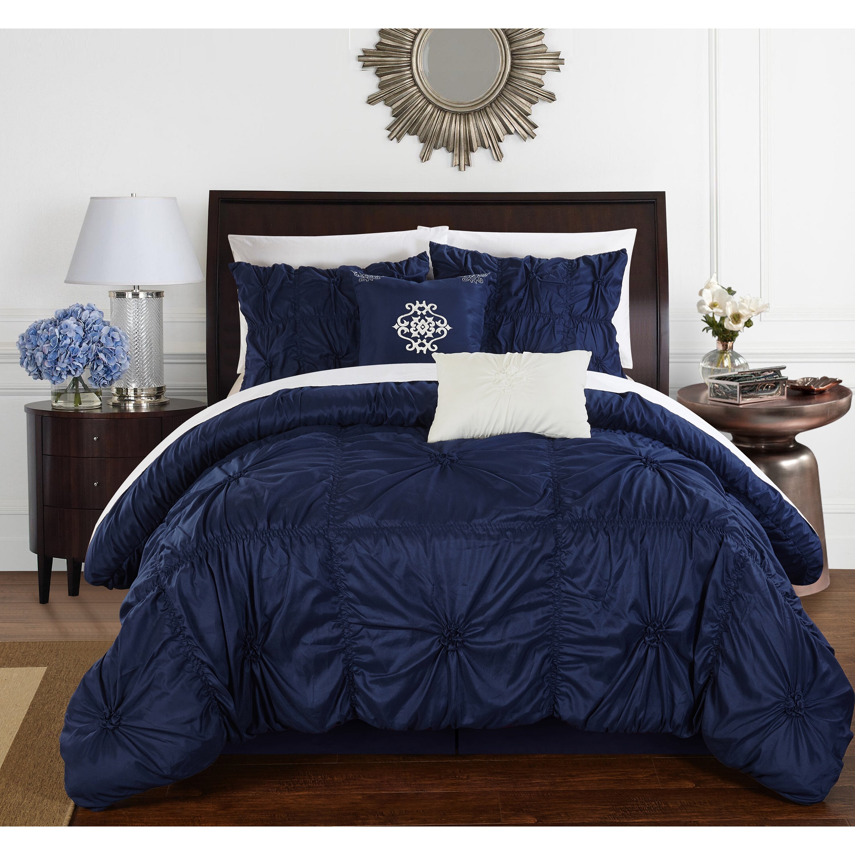 chic home halpert comforter set gra